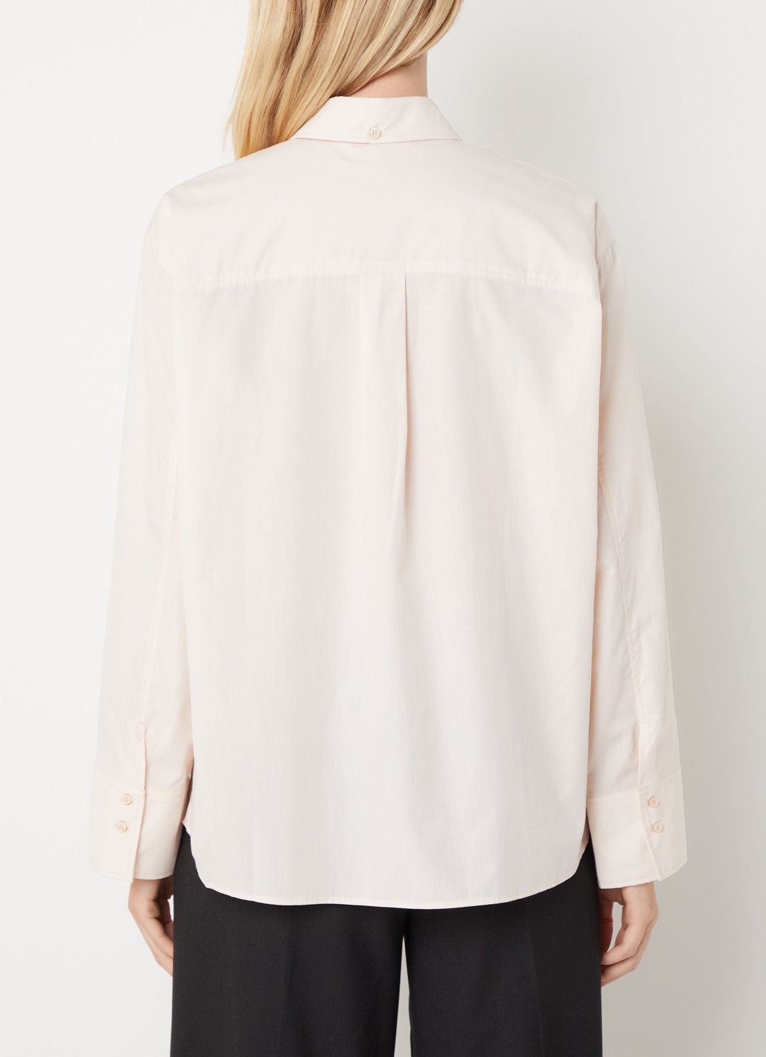 Sessùn Neomi blouse van katoen - achterkant 2 beige