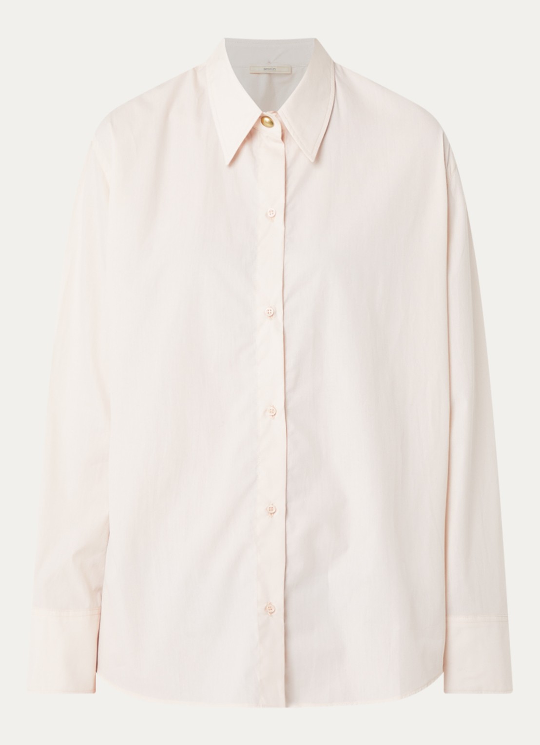 Sessùn Neomi blouse van katoen - voorkant 3 beige