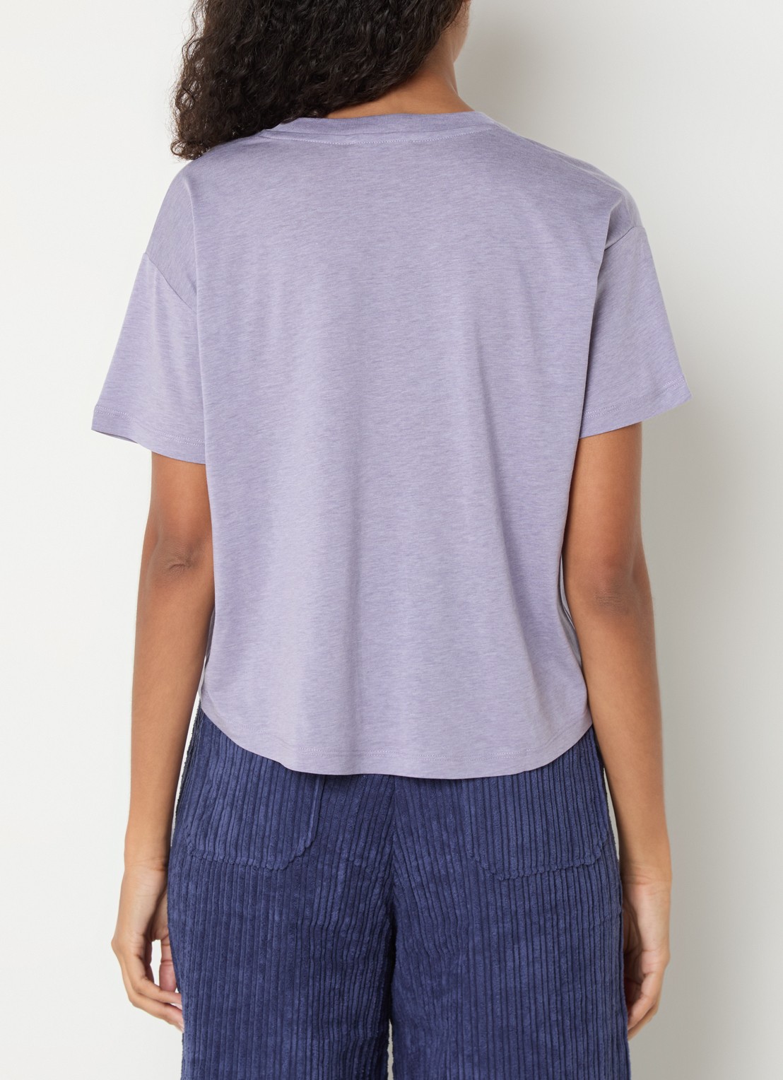 Sessùn Too T-shirt  met gemêleerd dessin - achterkant 2 paars