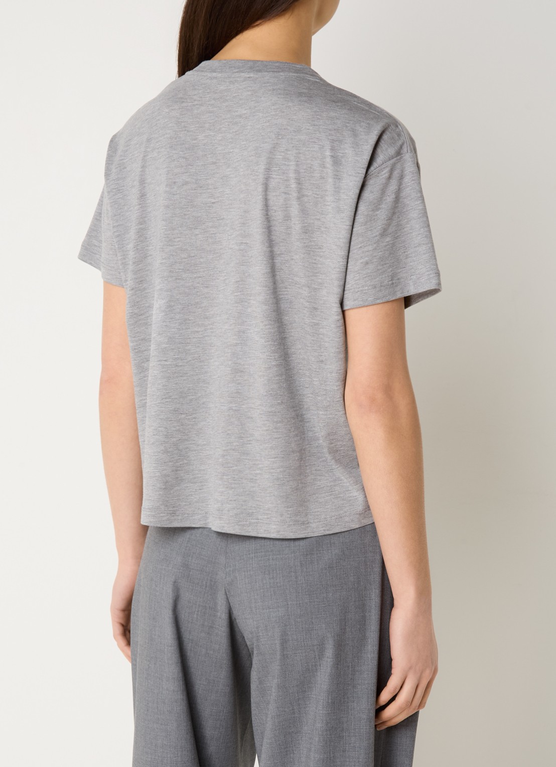 Sessùn Too T-shirt  - achterkant 3 grijsmele