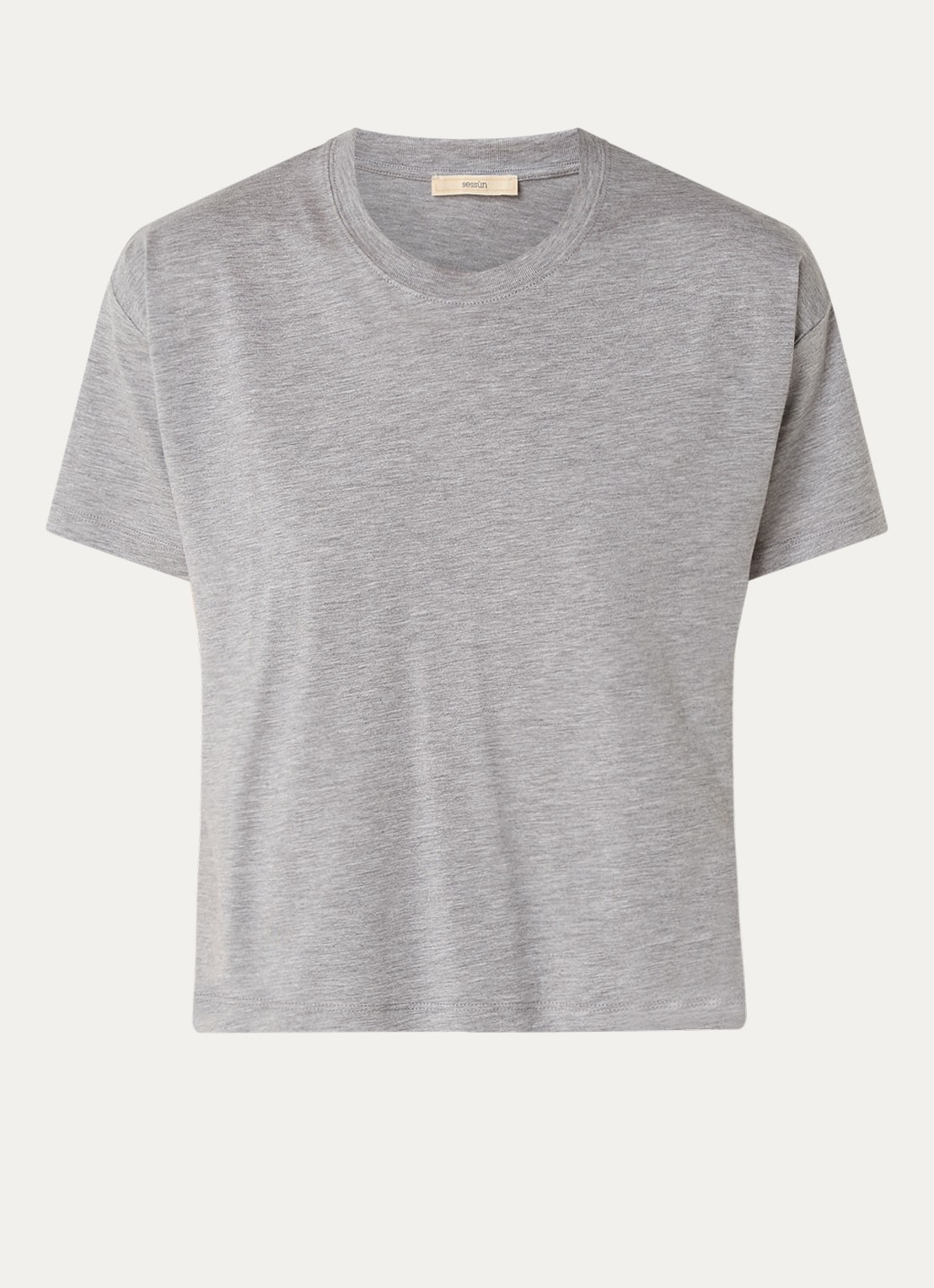 Sessùn Too T-shirt  - voorkant grijsmele