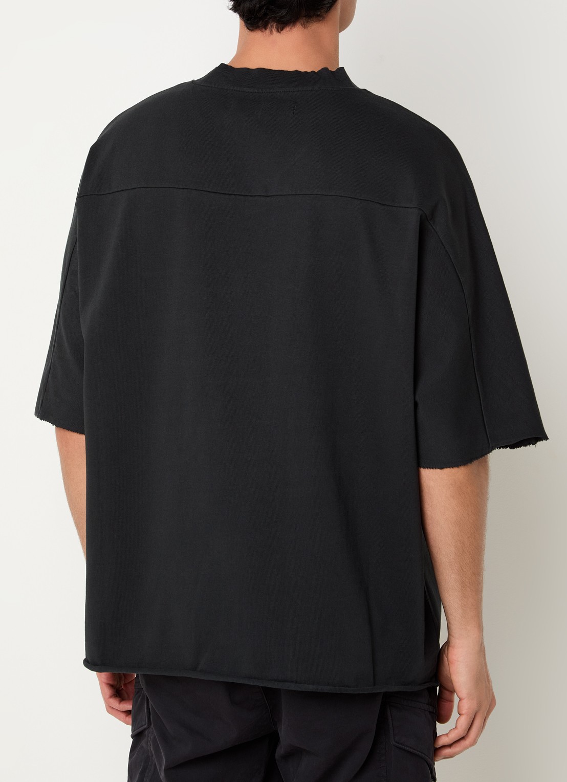 Seventh Kimono T-shirt met V-hals - achterkant zwart