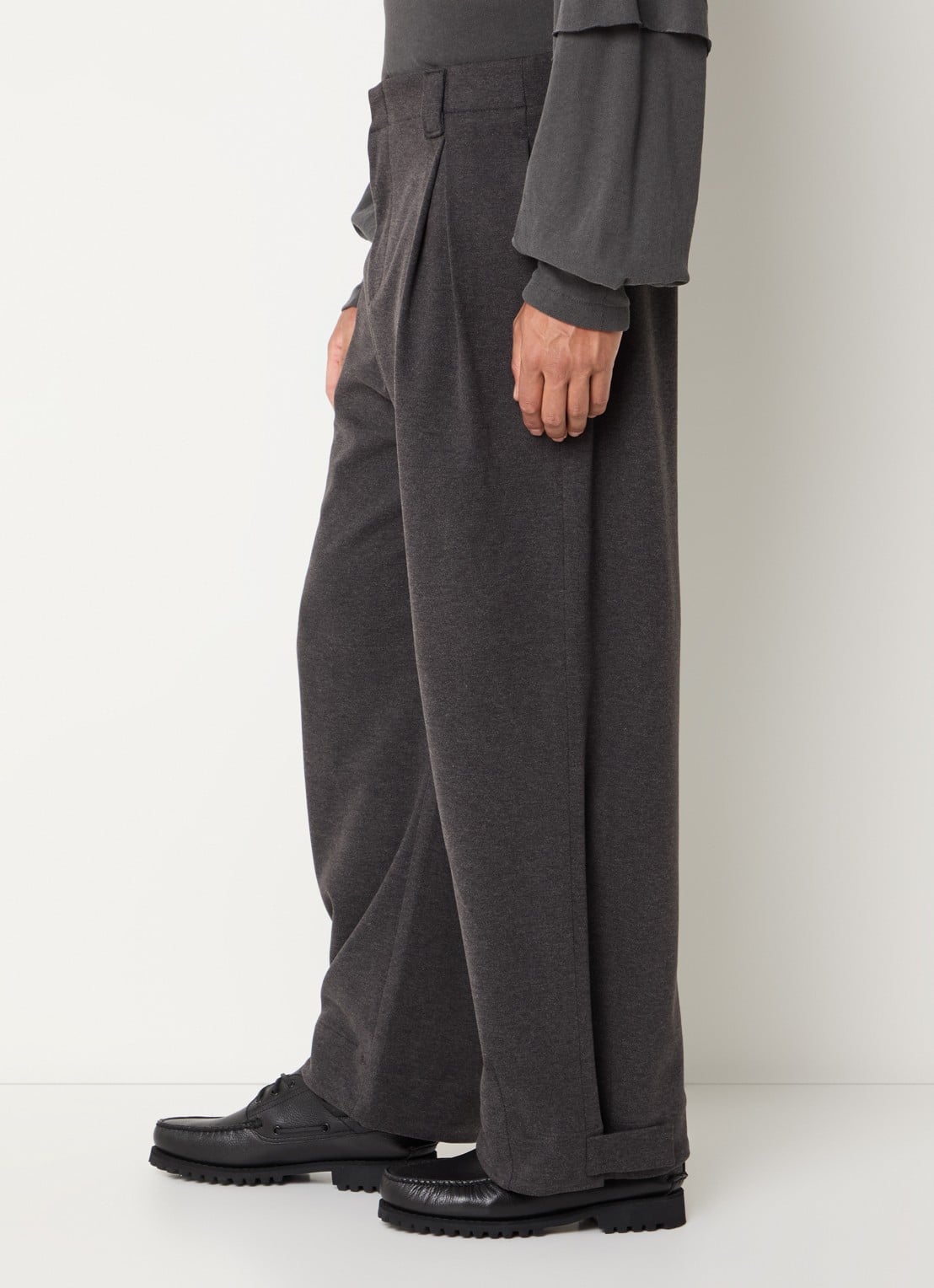 Seventh Loose fit pantalon met steekzakken - detail 2 antraciet