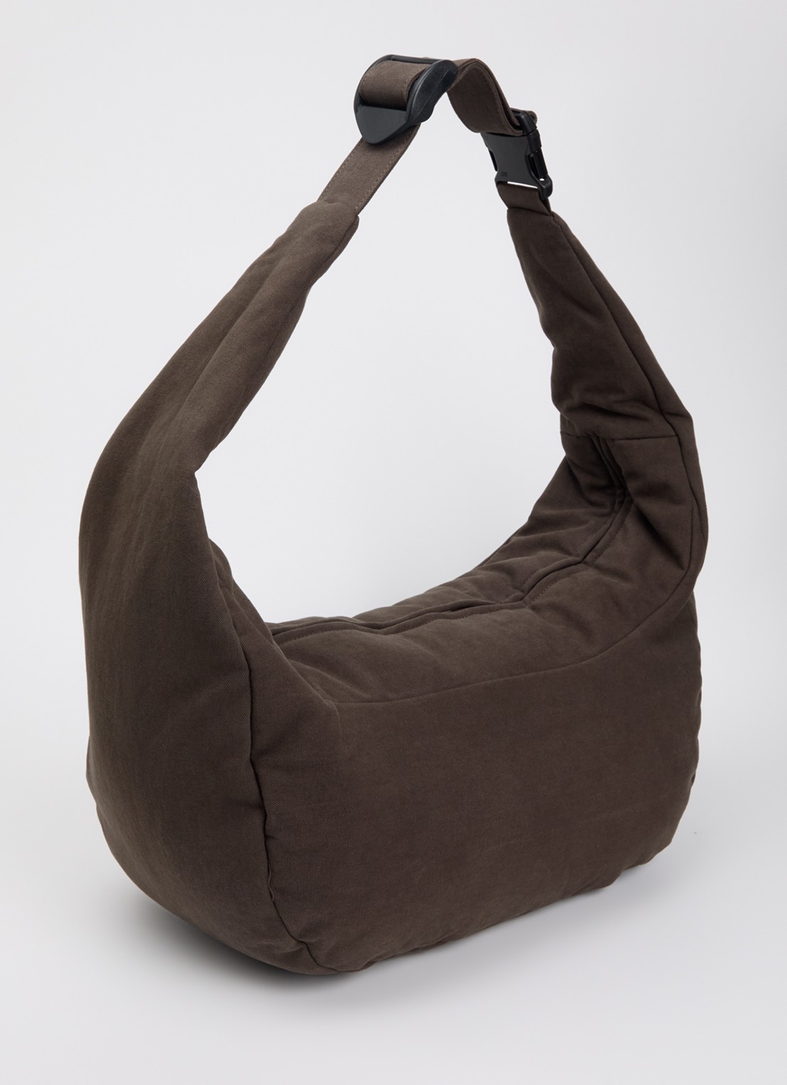 Seventh Lunar crossbodytas van canvas - achterkant bronsgroen