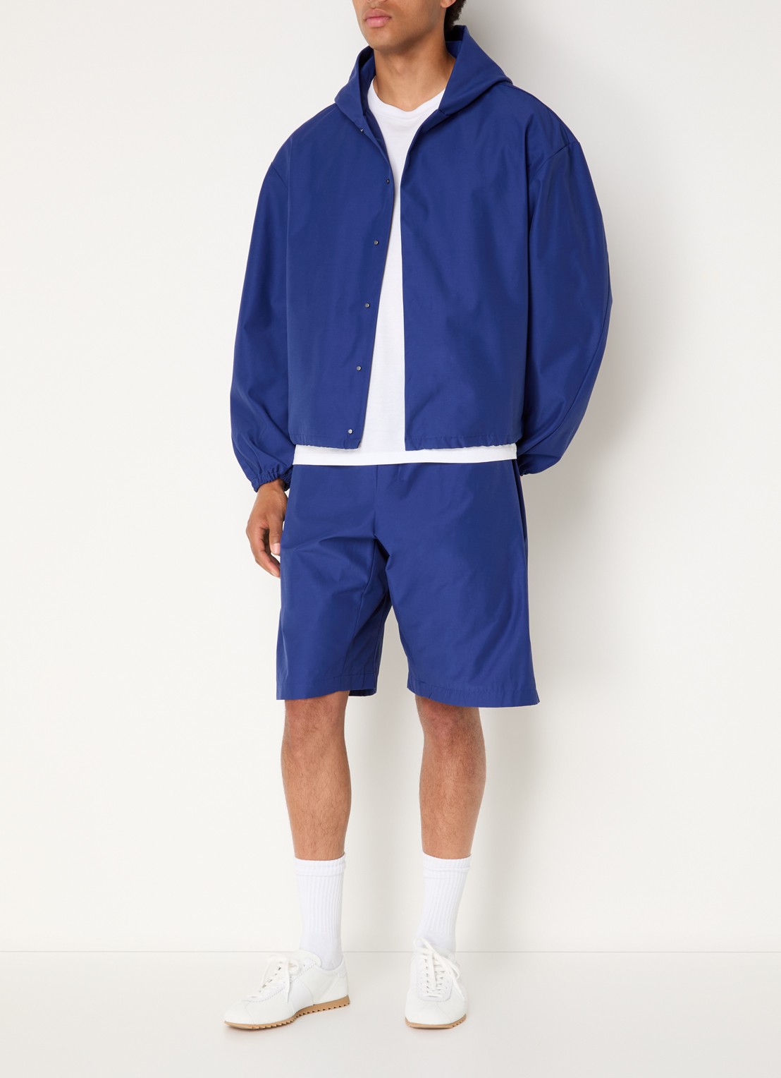 Seventh Orb wide fit korte broek met trekkoord - voorkant 2 kobaltblauw