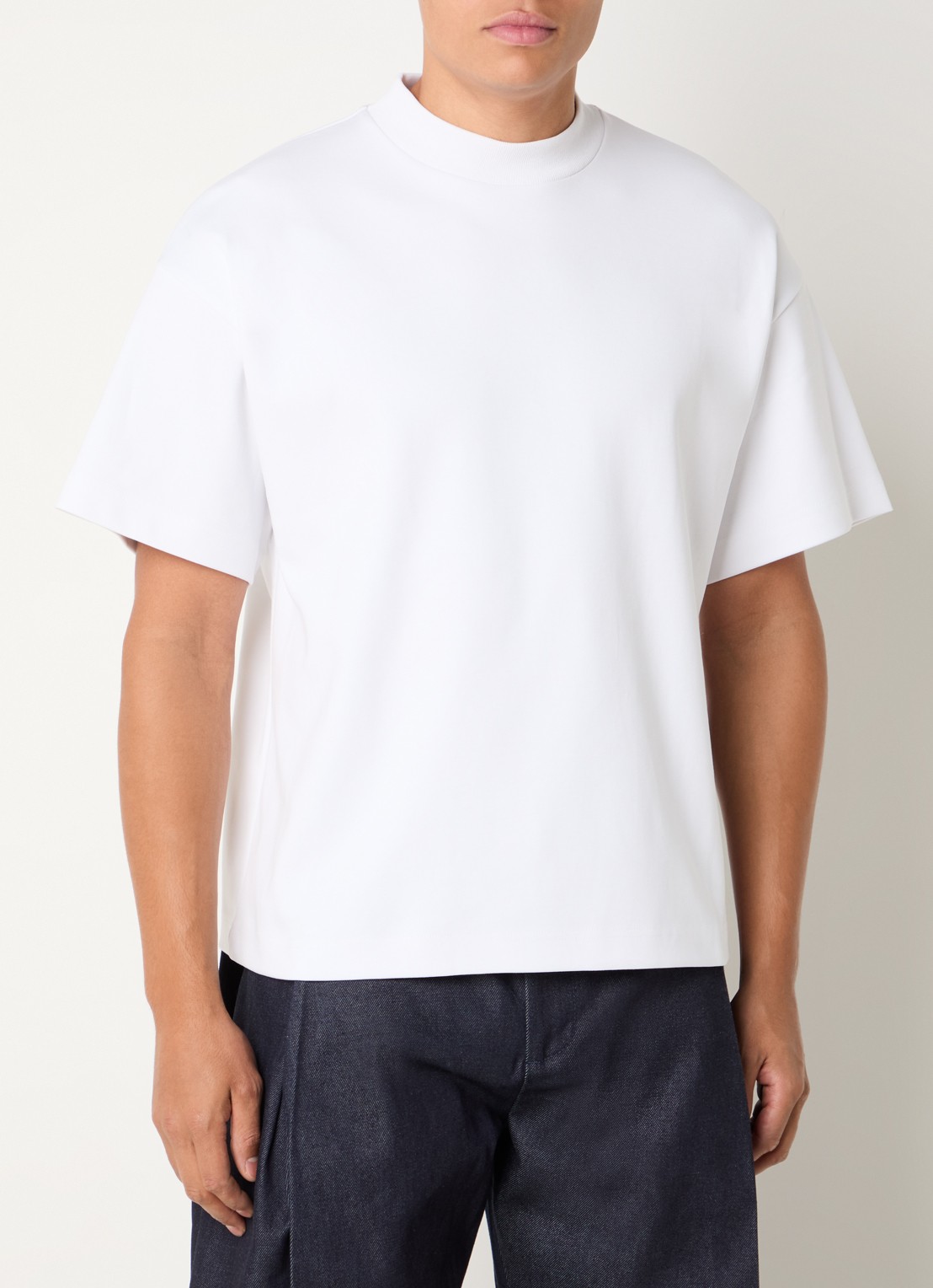 Seventh T-shirt met ronde hals - detail 3 beige