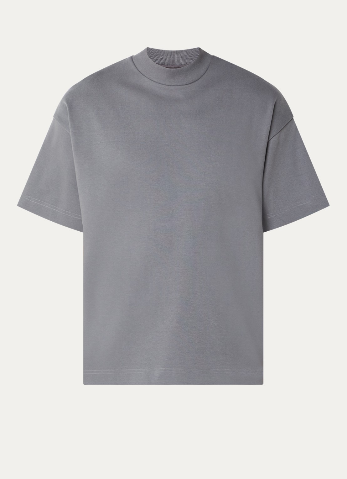Seventh T-shirt met ronde hals - voorkant 3 middengrijs