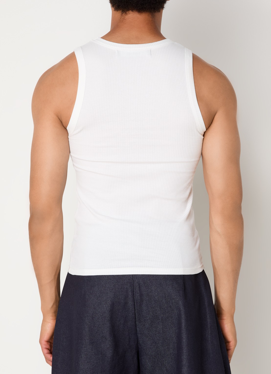 Seventh Tanktop met ribstructuur - achterkant 3 wit