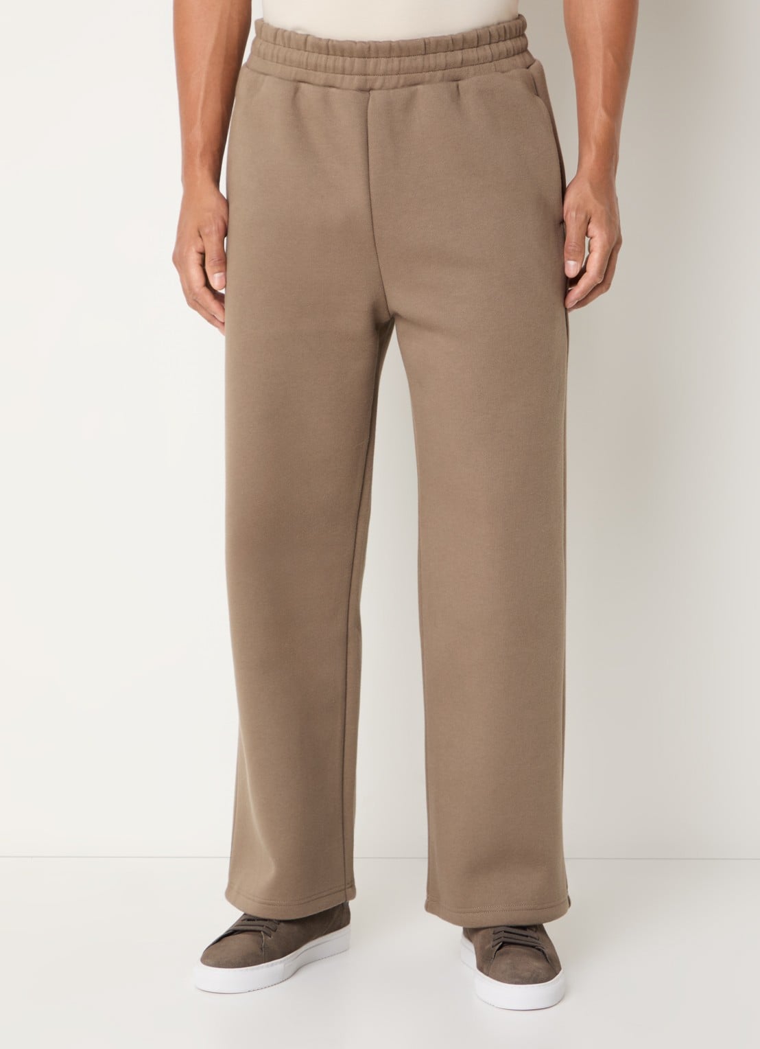 Seventh V2 straight fit joggingbroek met steekzakken - detail 3 zand
