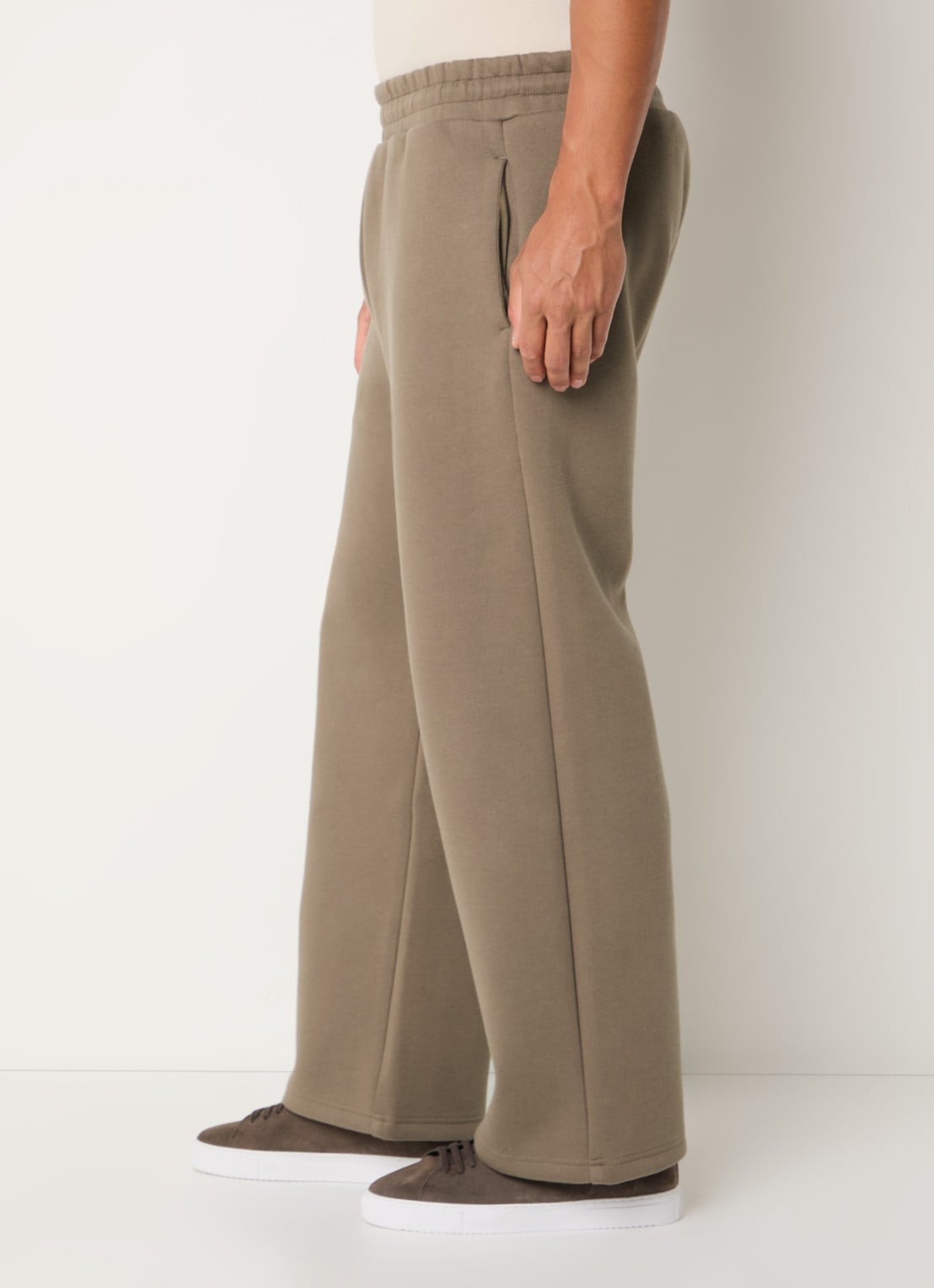 Seventh V2 straight fit joggingbroek met steekzakken - detail 4 zand