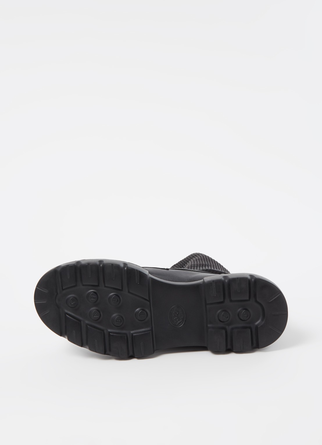 Shabbies Amsterdam Miki loafer van leer - detail 3 zwart