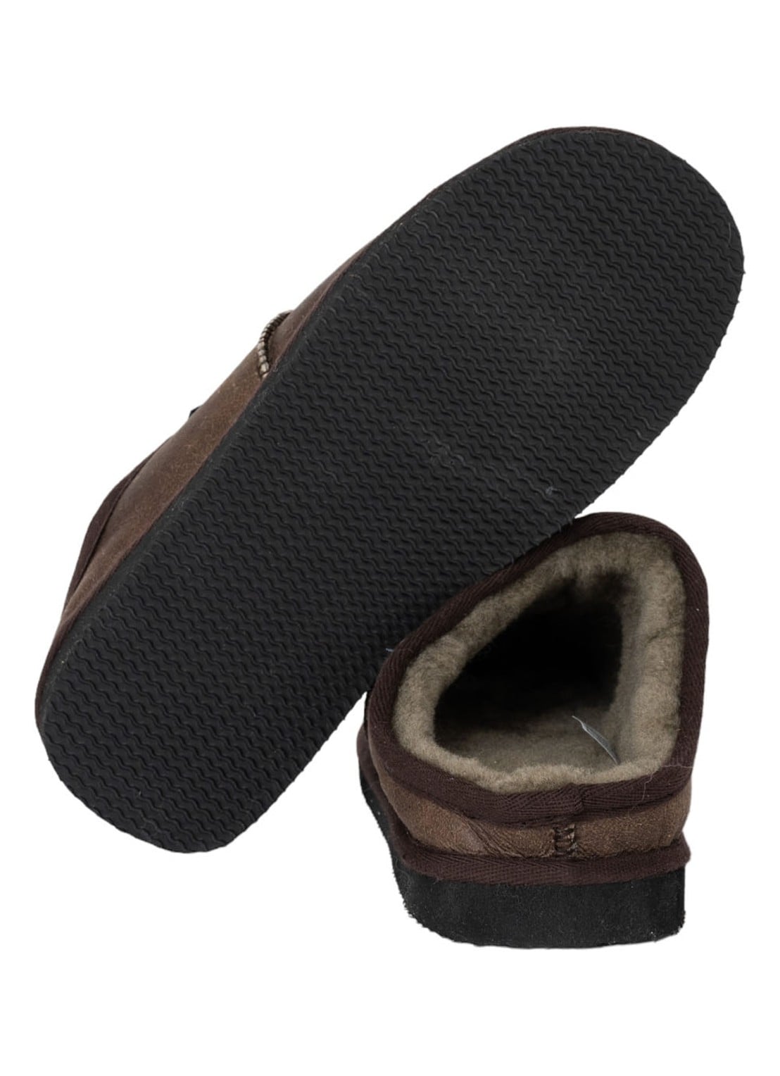 Shepherd Bobo pantoffel van schapensuède  - voorkant 4 grijs