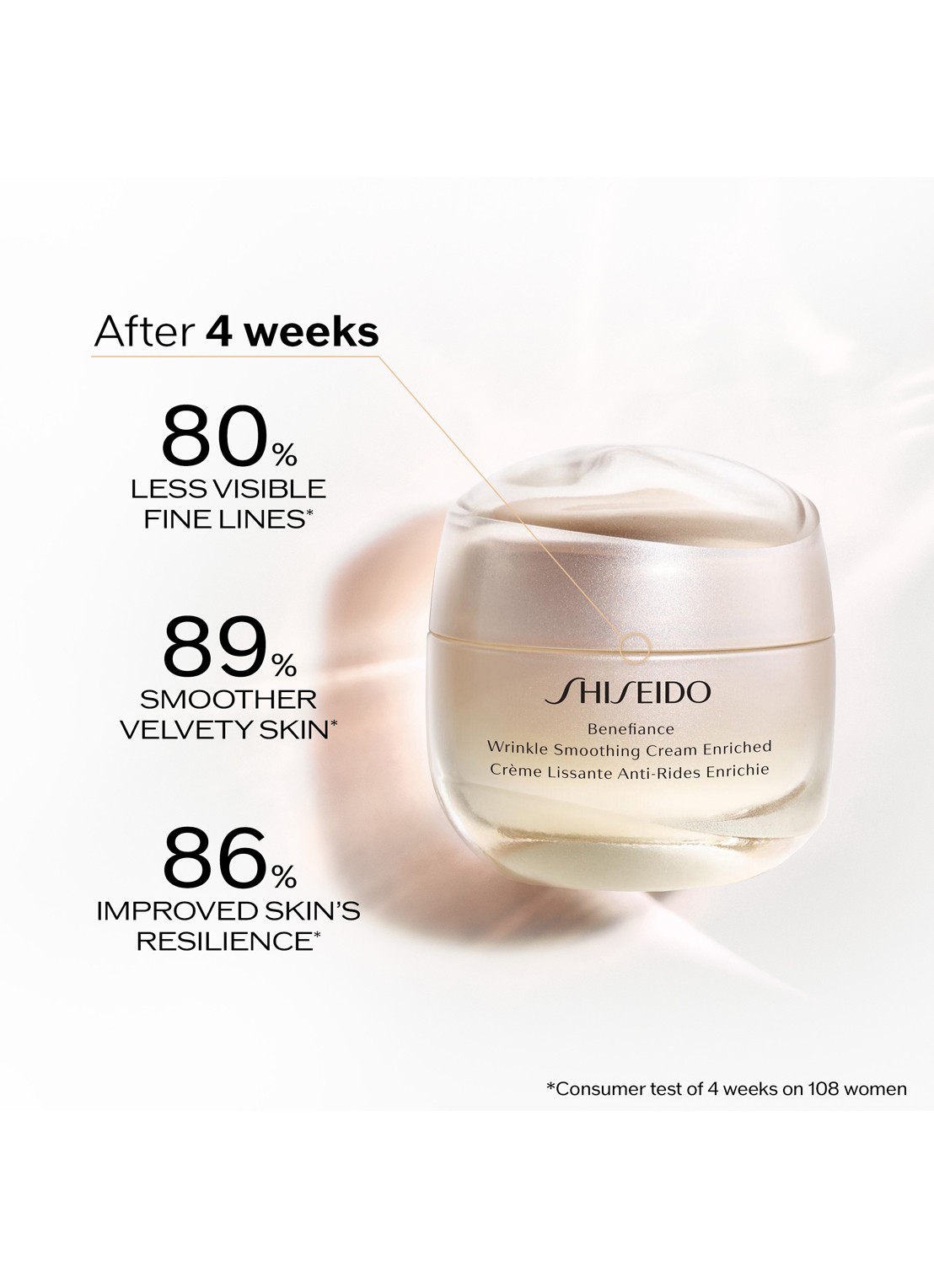Shiseido Benefiance Wrinkle Smoothing Cream Enriched - anti-rimpel crème - detail 4 undefined