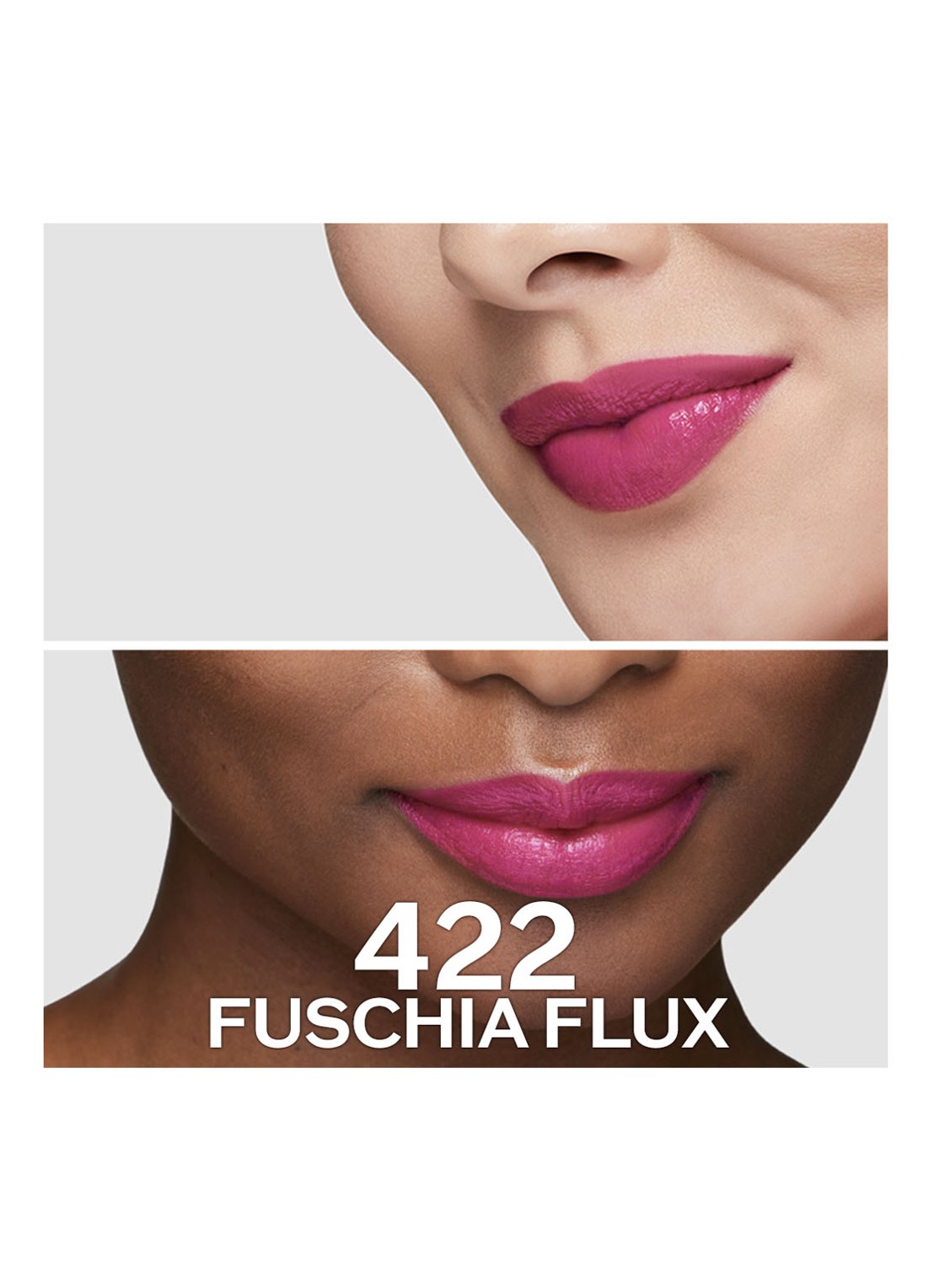Shiseido Technosatin Gel Lipstick - detail 3 fuchsia flux 422