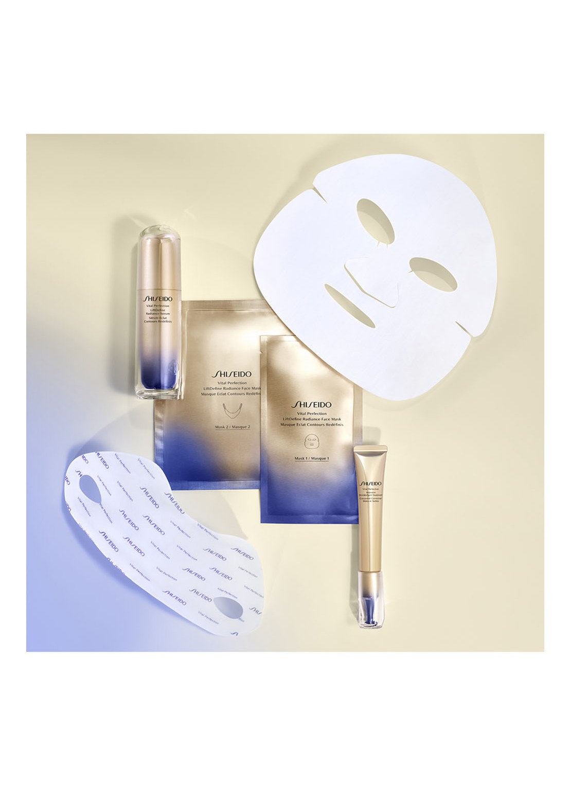 Shiseido Vital Perfection LiftDefine Radiance Face Mask - gezichtsmasker 6 sets - detail 3 undefined