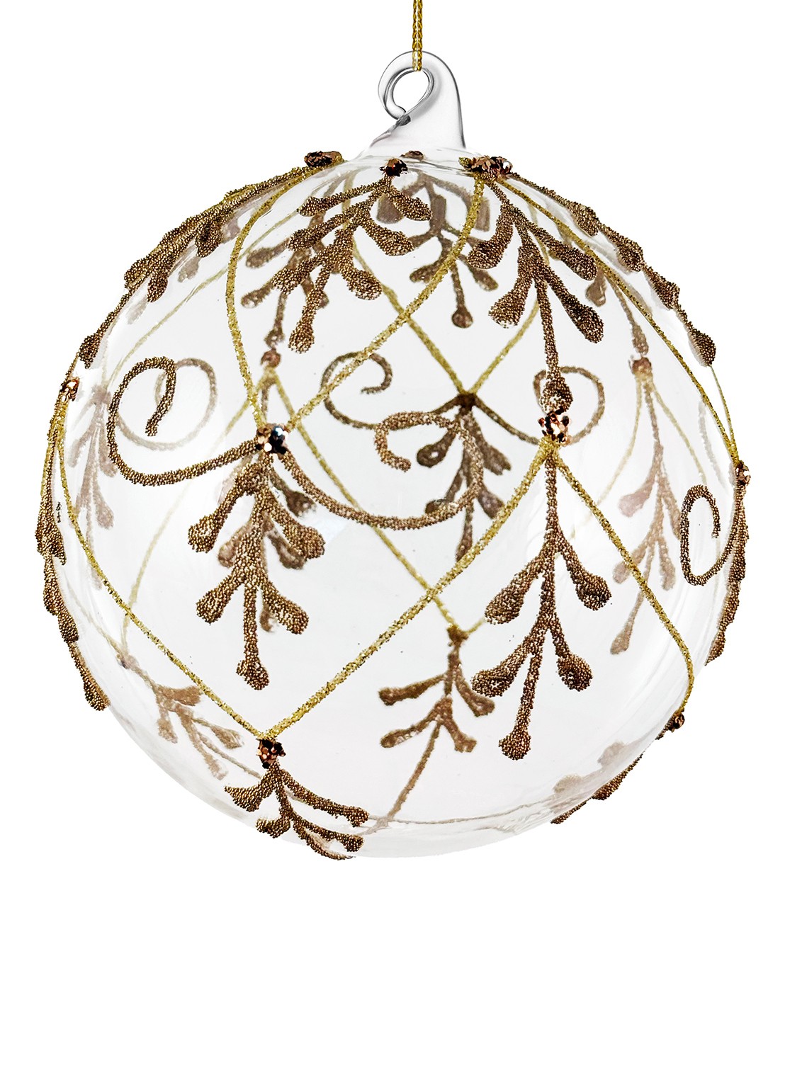 Shishi Kerstbal 12 cm - voorkant transparant