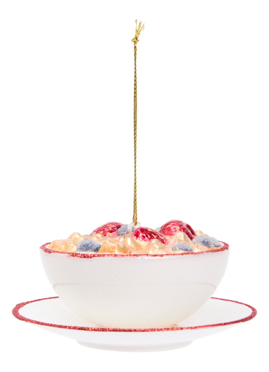 Shishi Pap kersthanger 6 cm - voorkant 2 multicolor
