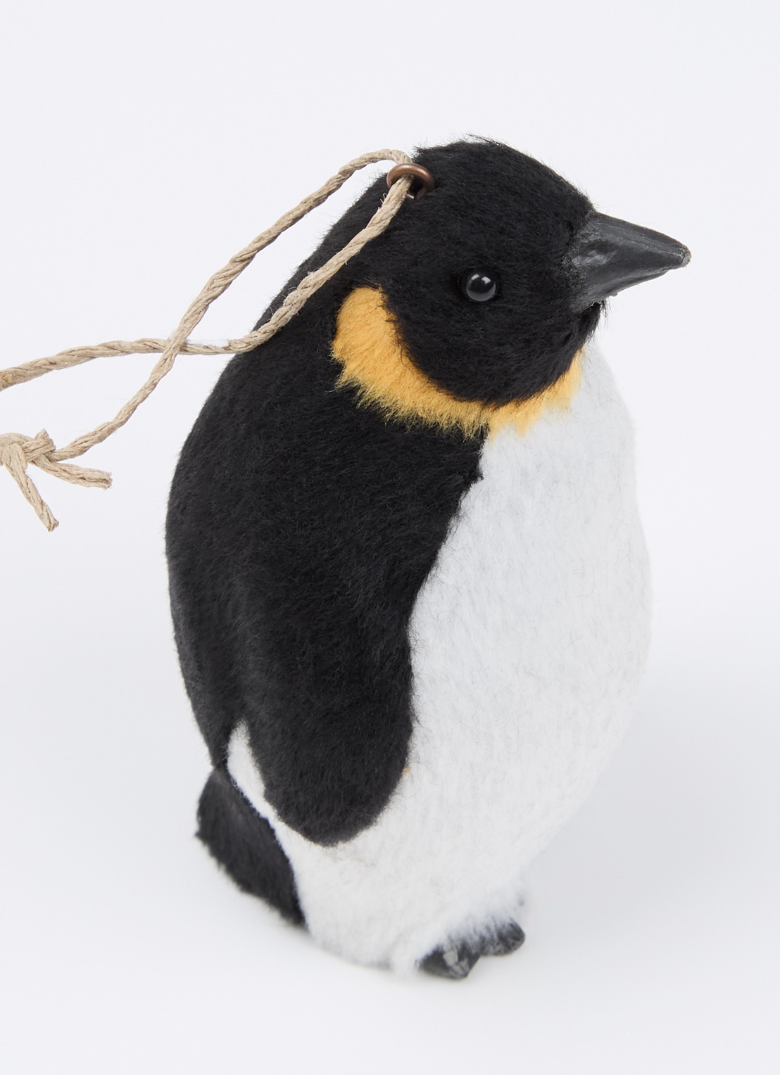 Shishi Pinguin kersthanger 11 cm - detail wit