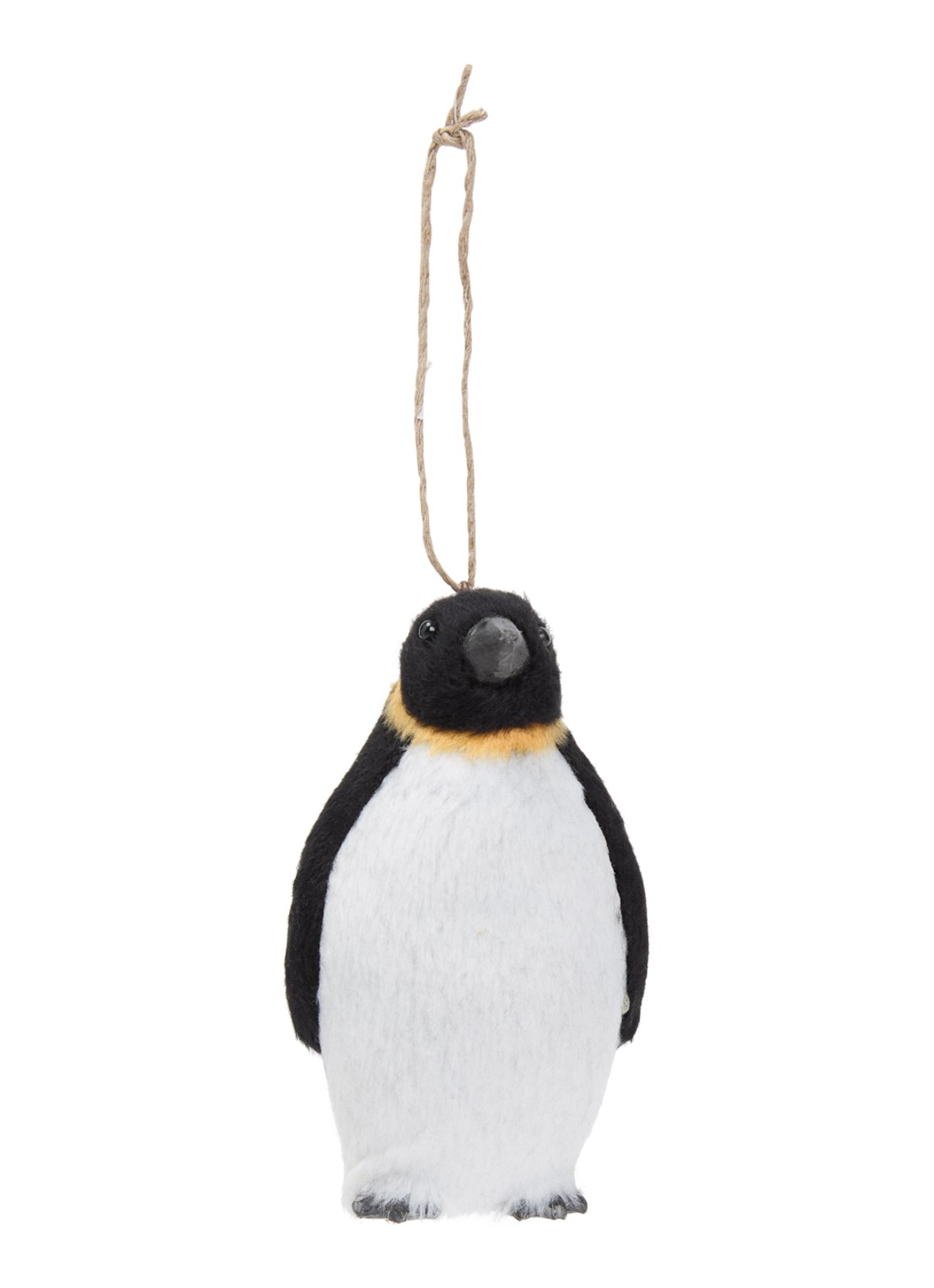 Shishi Pinguin kersthanger 11 cm - voorkant 2 wit