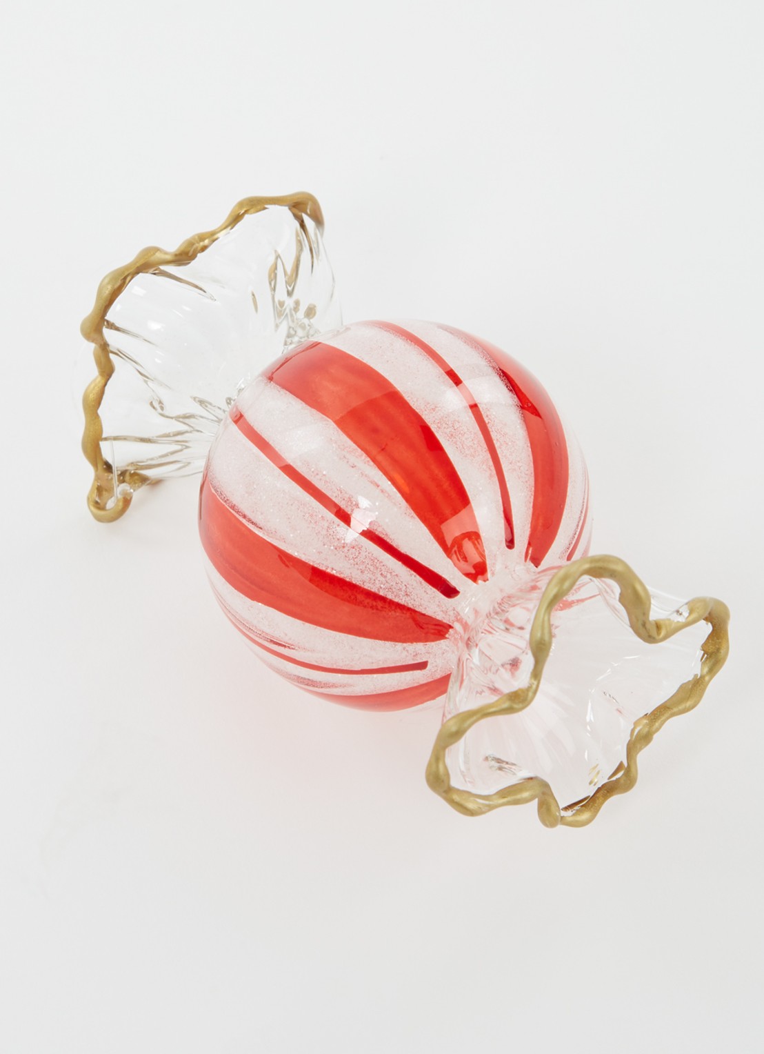 Shishi Snoep kersthanger 10 cm - detail rood