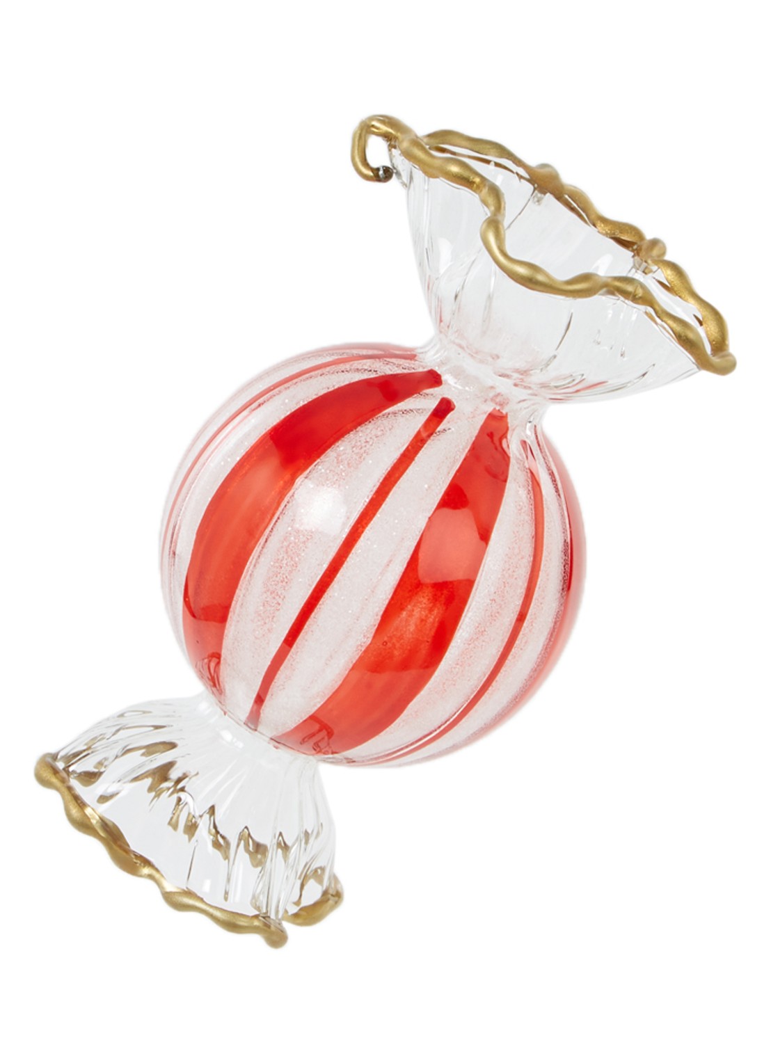 Shishi Snoep kersthanger 10 cm - voorkant 2 rood