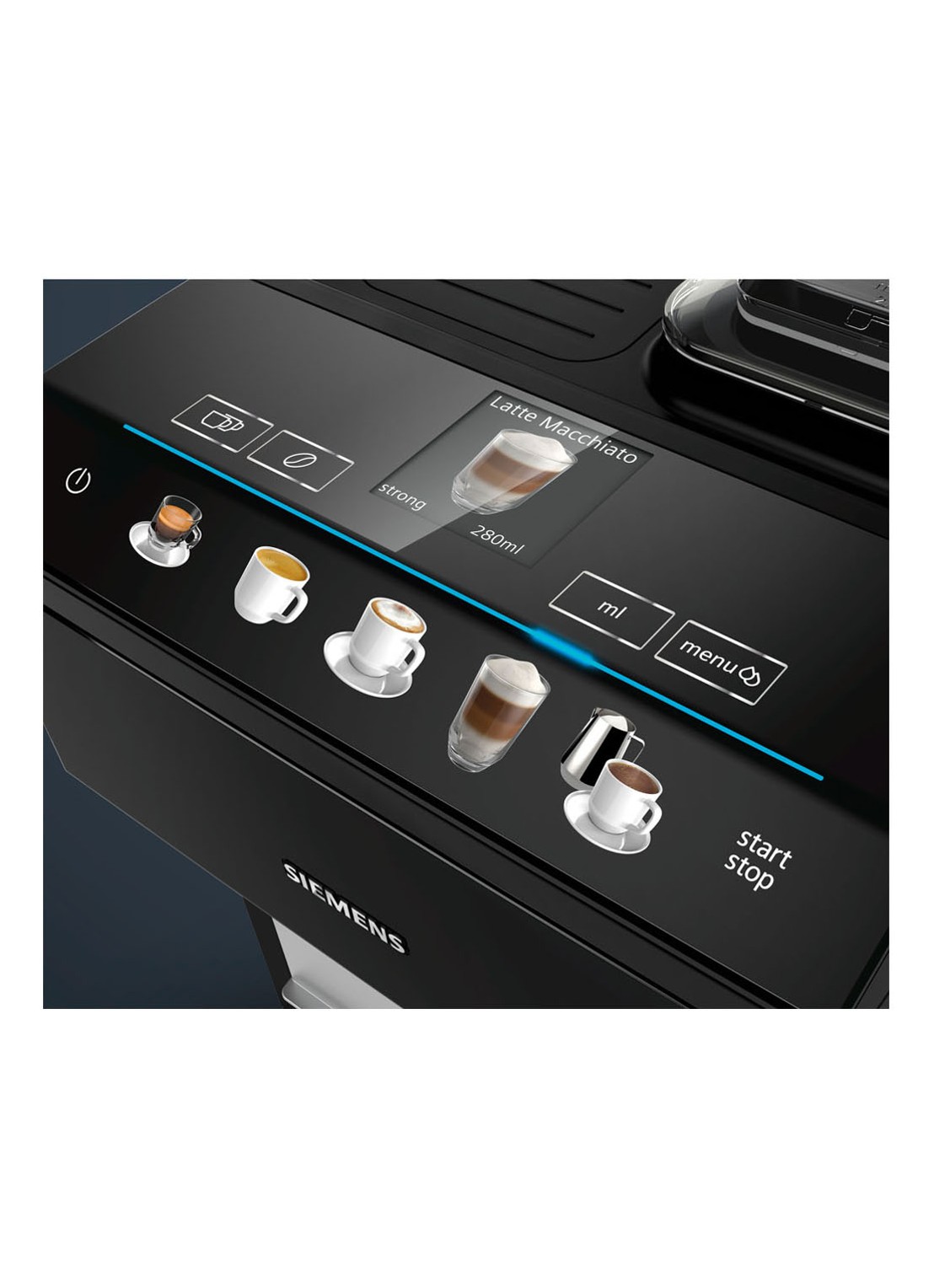 Siemens EQ. 500 espressomachine TP503R09 - detail 2 zwart