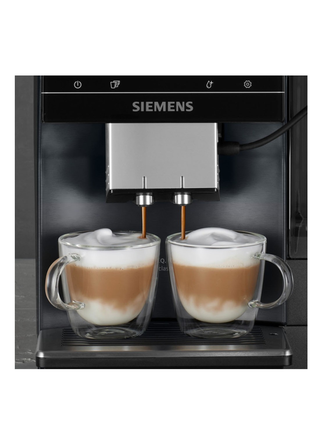 Siemens EQ.700 Classic espressomachine volautomaat TP705R01 - detail donkergrijs