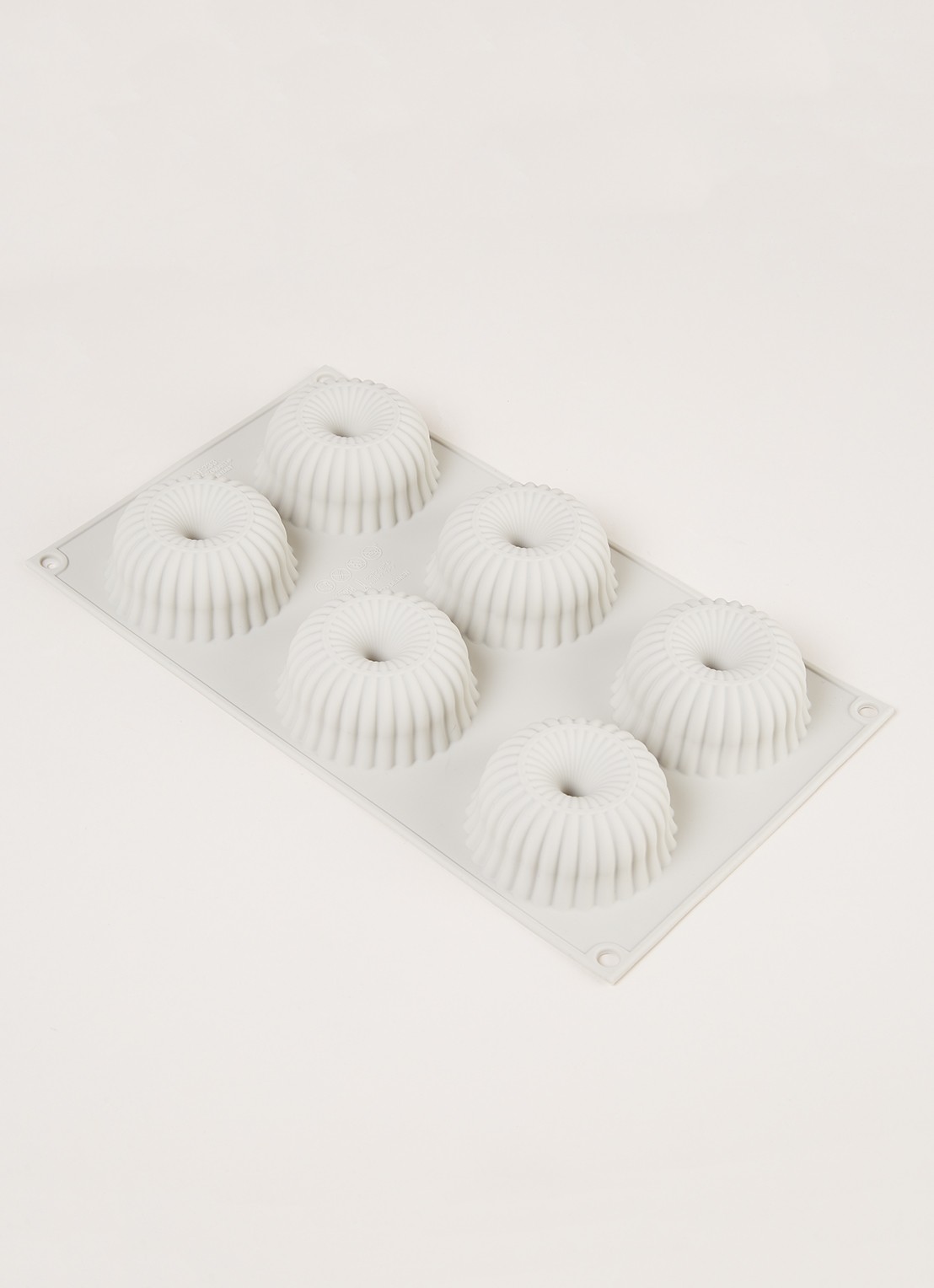 Silikomart Mini Raggio bakvorm voor 6 stuks  - voorkant 2 grijs