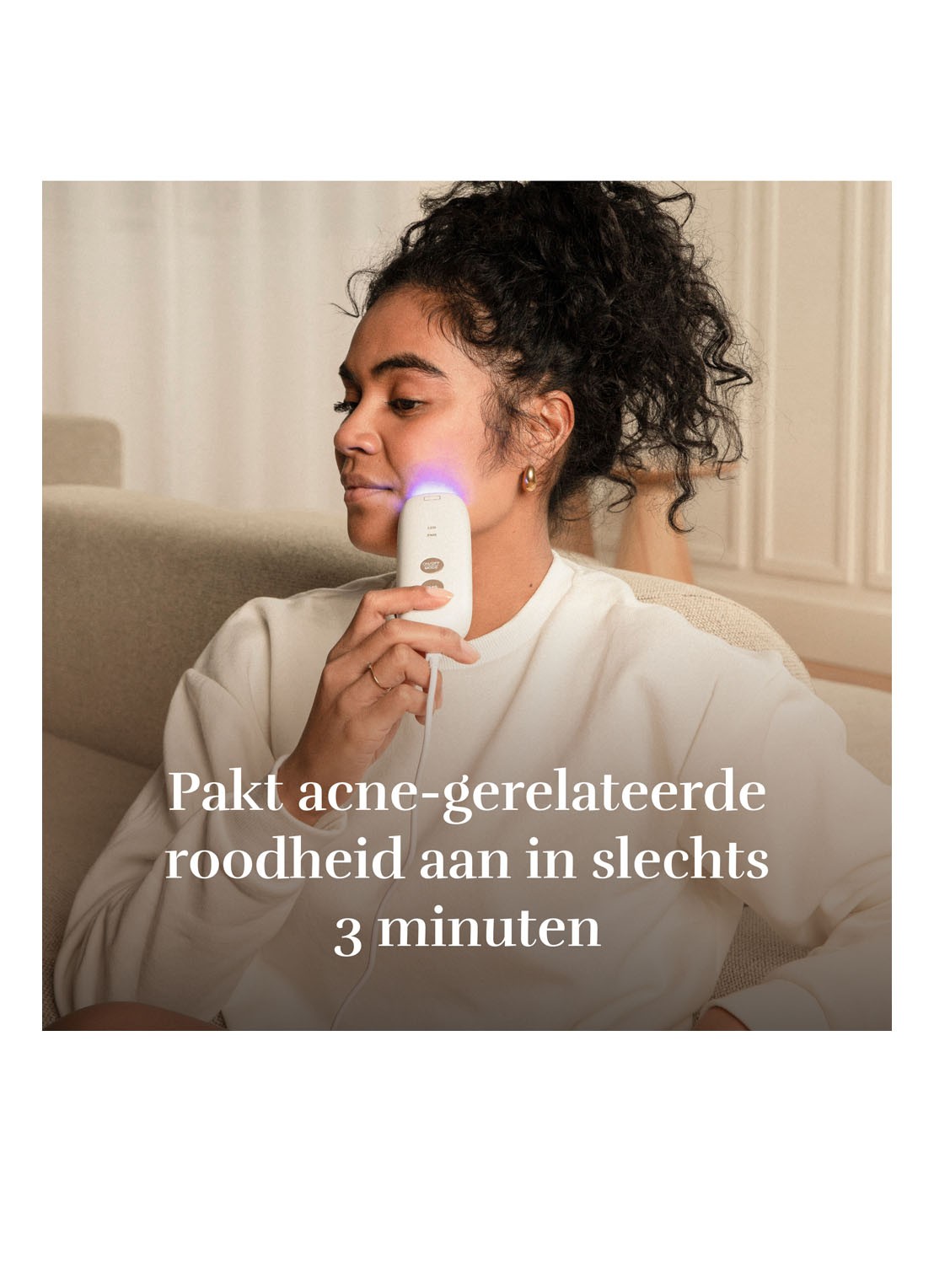 Silk'n LED Face EMS Mask - Lichttherapie gezichtsmasker - detail 7 wit