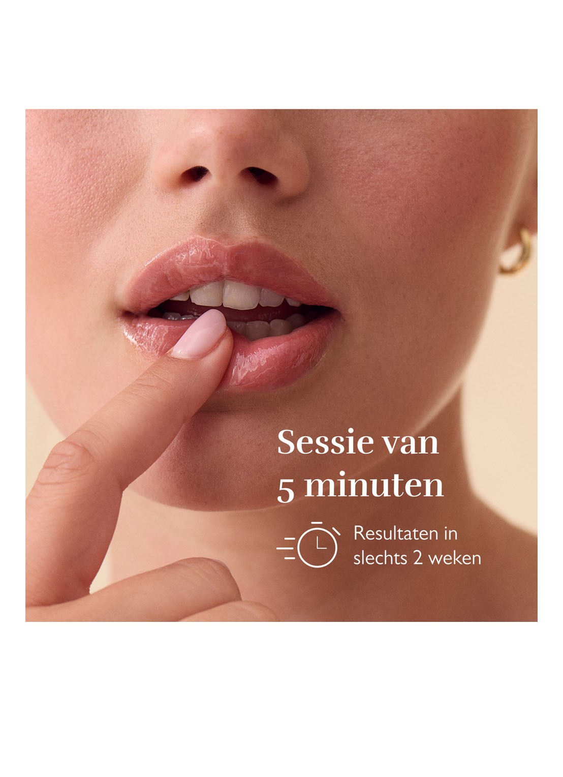 Silk'n LumiLips LED Mask - lichttherapie lipmasker - detail 4 wit