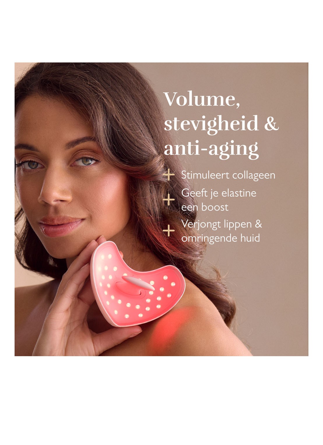 Silk'n LumiLips LED Mask - lichttherapie lipmasker - detail 5 wit