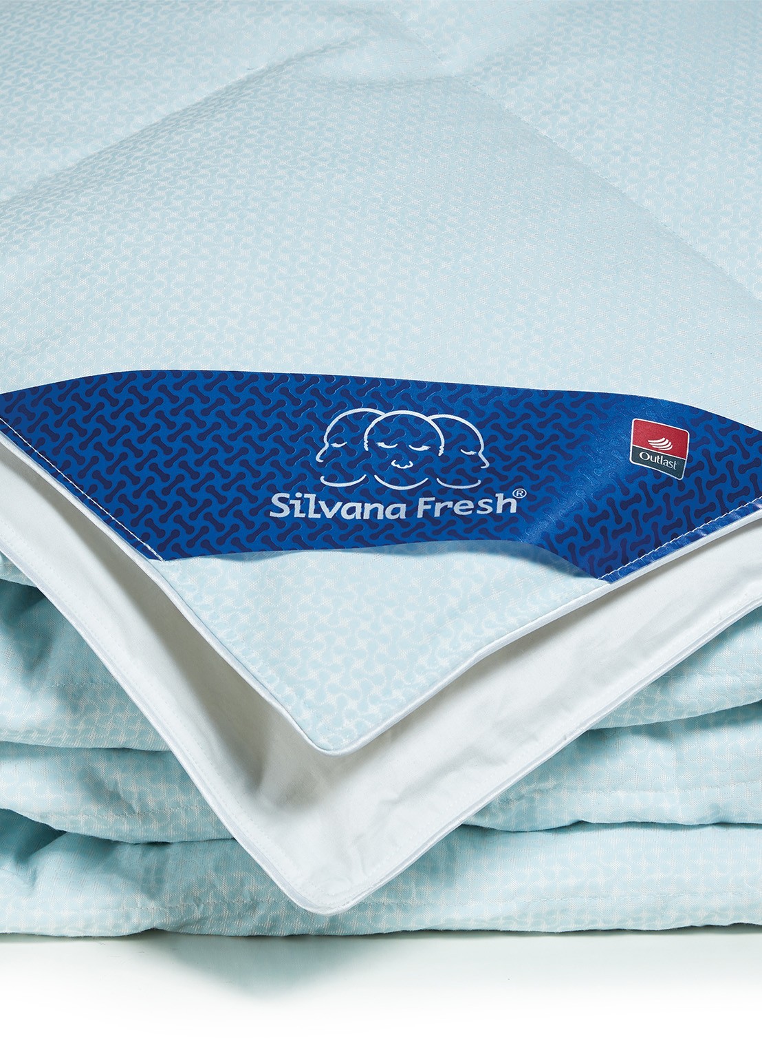 Silvana Silvana Fresh solo dekbed met vulling van dons - achterkant wit