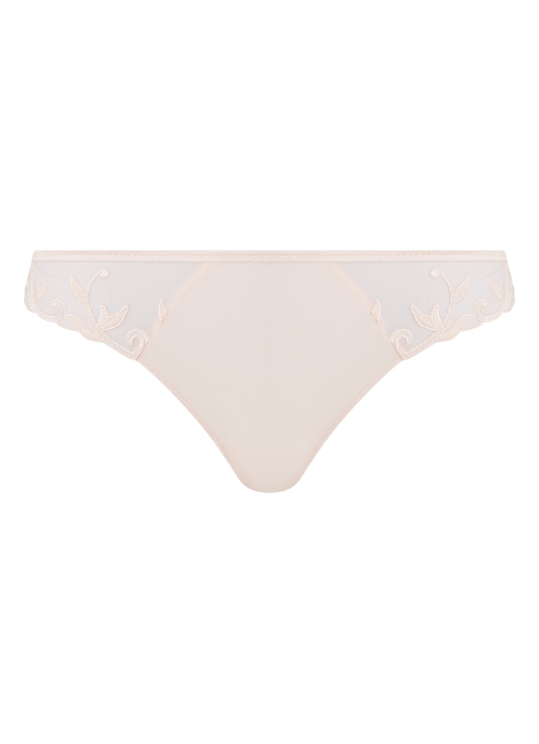 Simone Pérèle Andora string met borduring - voorkant lichtroze