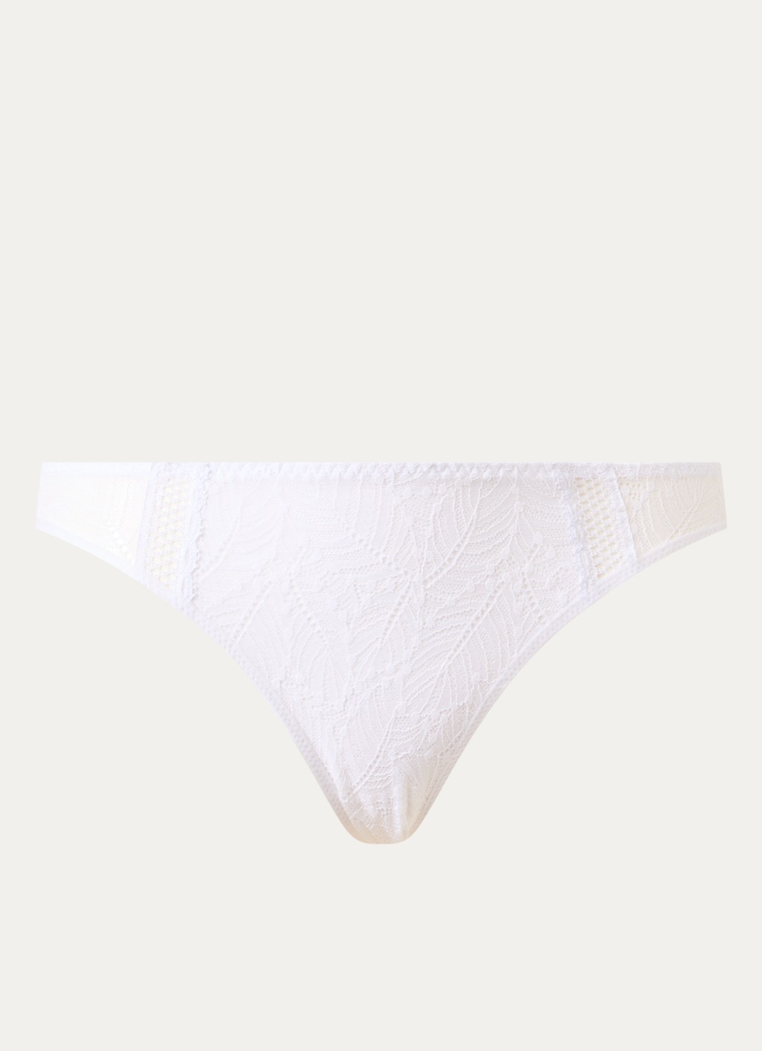 Simone Pérèle Comete slip van kant - voorkant 2 wit
