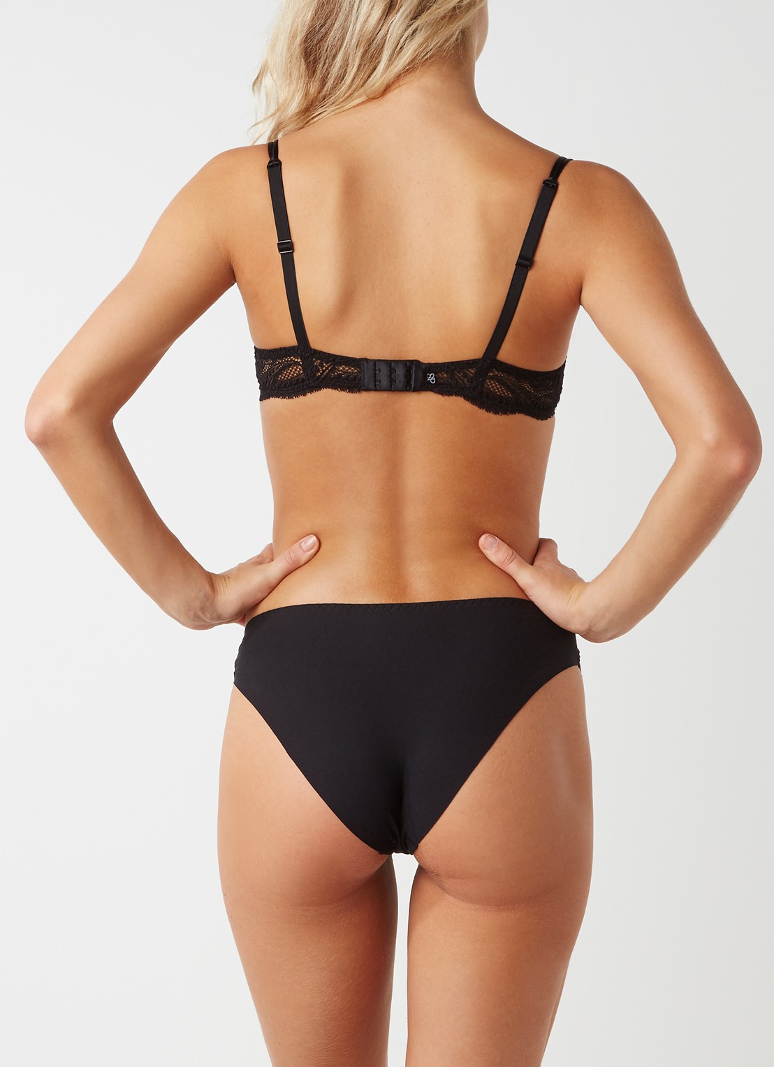 Simone Pérèle Eden push-up bh  - achterkant 4 zwart