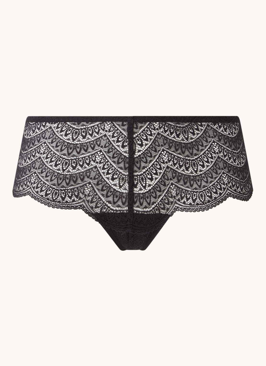 Simone Pérèle Karma shorty van kant - voorkant 2 zwart