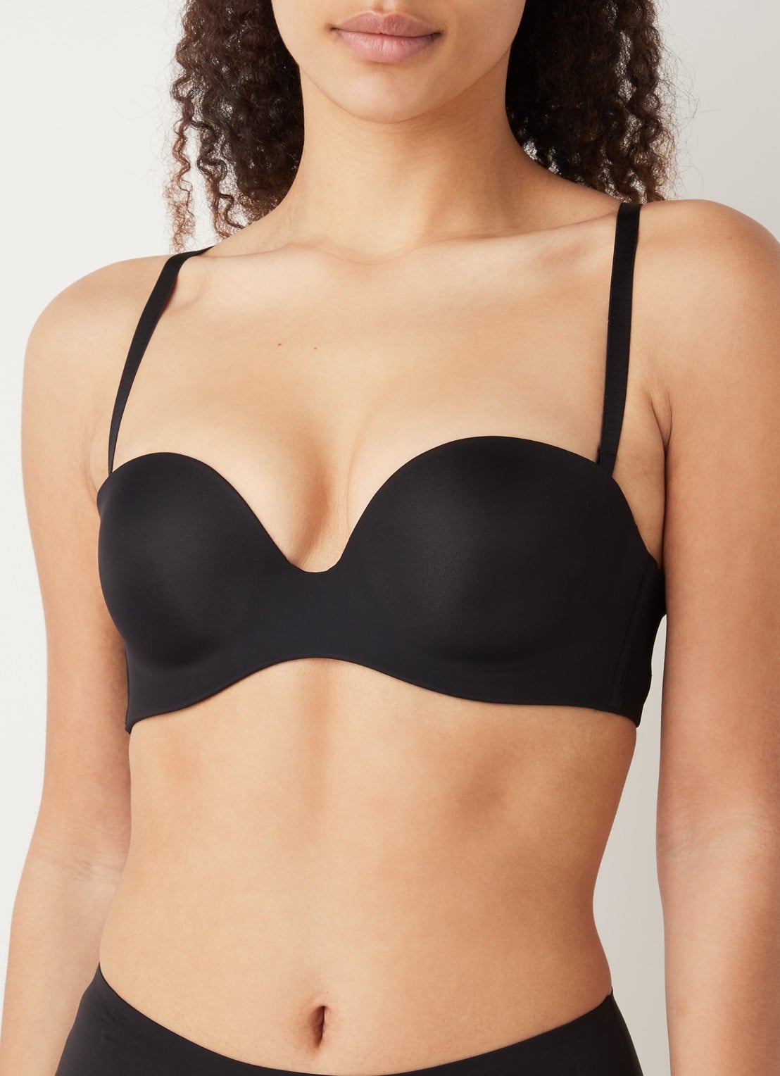 Simone Pérèle Naadloze strapless bh met uitneembare push-up en afneembare bandjes - detail 2 zwart