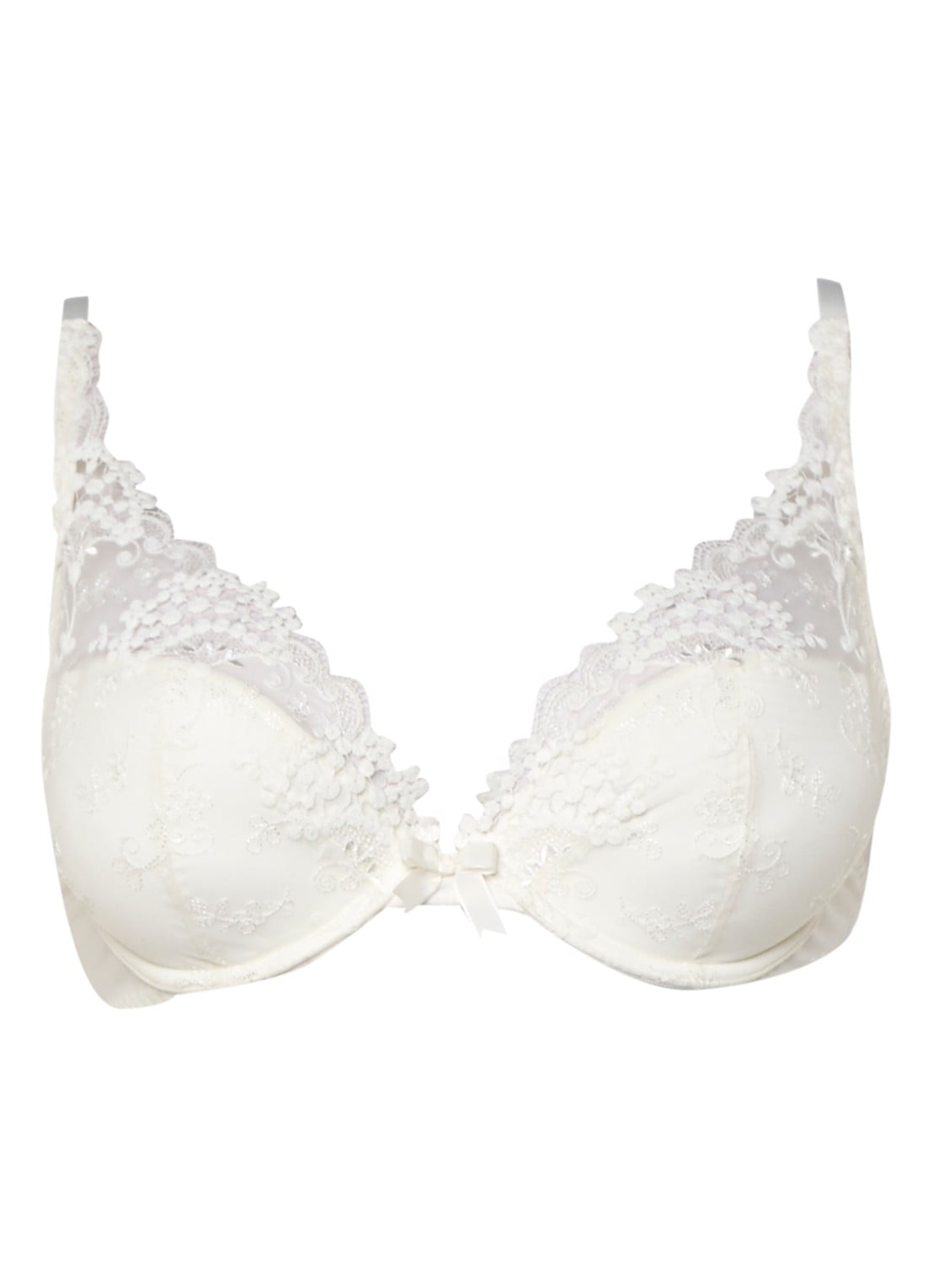 Simone Pérèle Wish push-up bh met kant - voorkant 2 ivoor