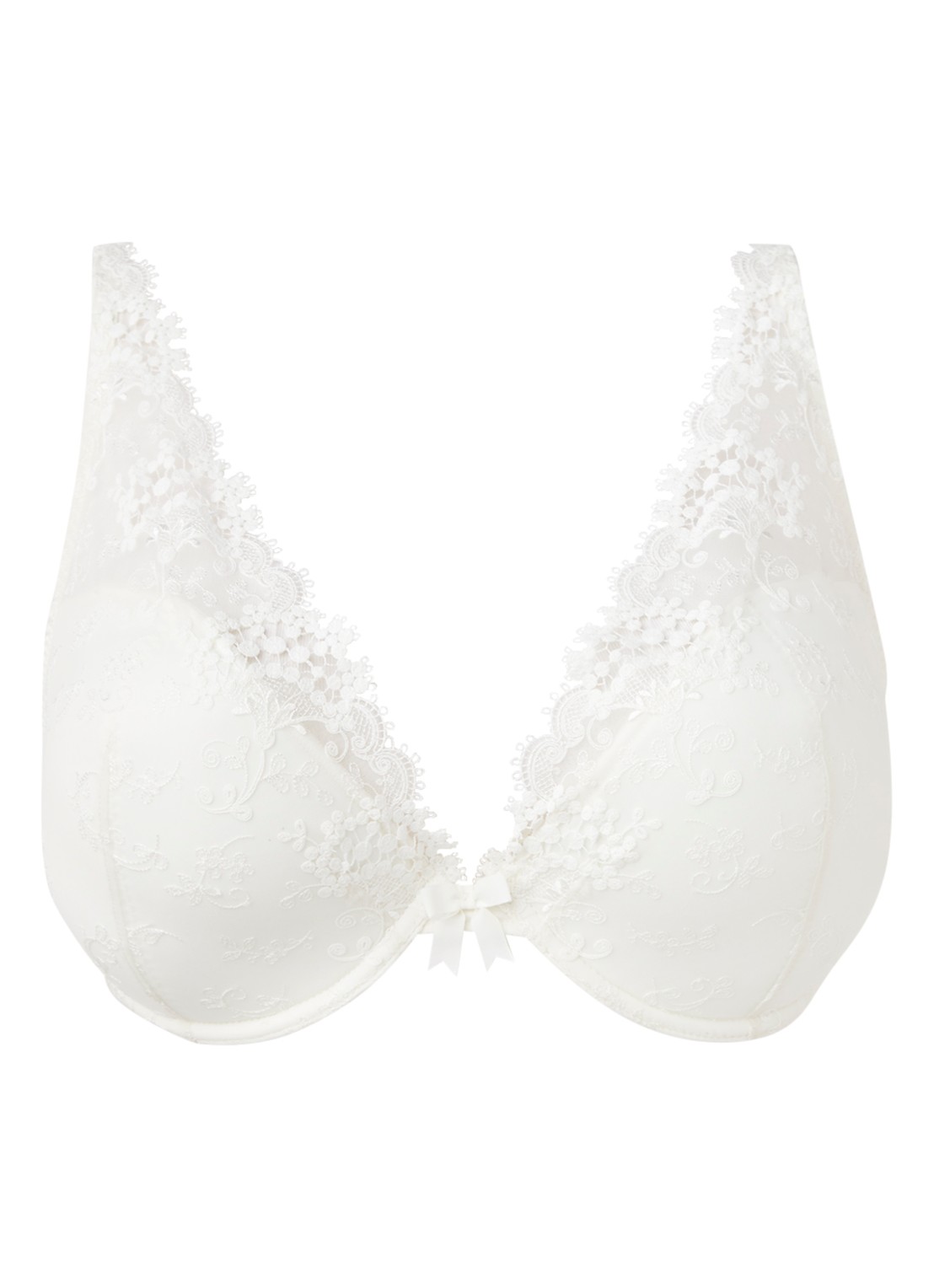 Simone Pérèle Wish push-up bh met kant - voorkant 3 ivoor