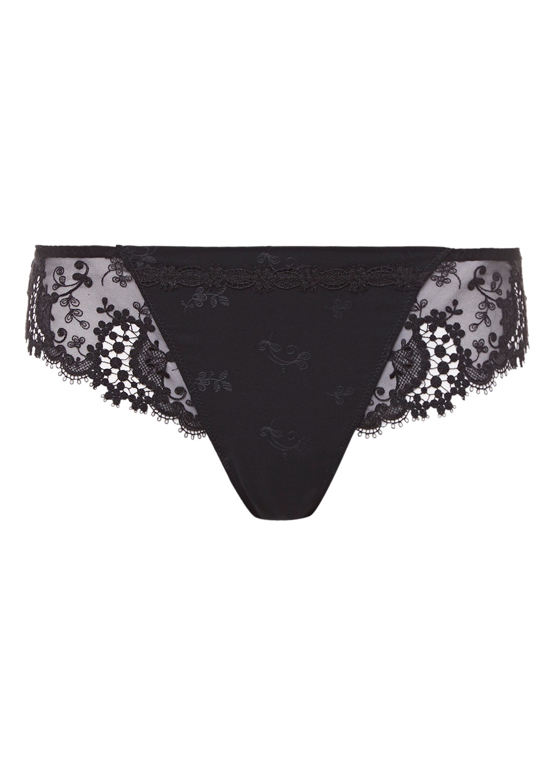 Simone Pérèle Wish slip - voorkant 3 zwart