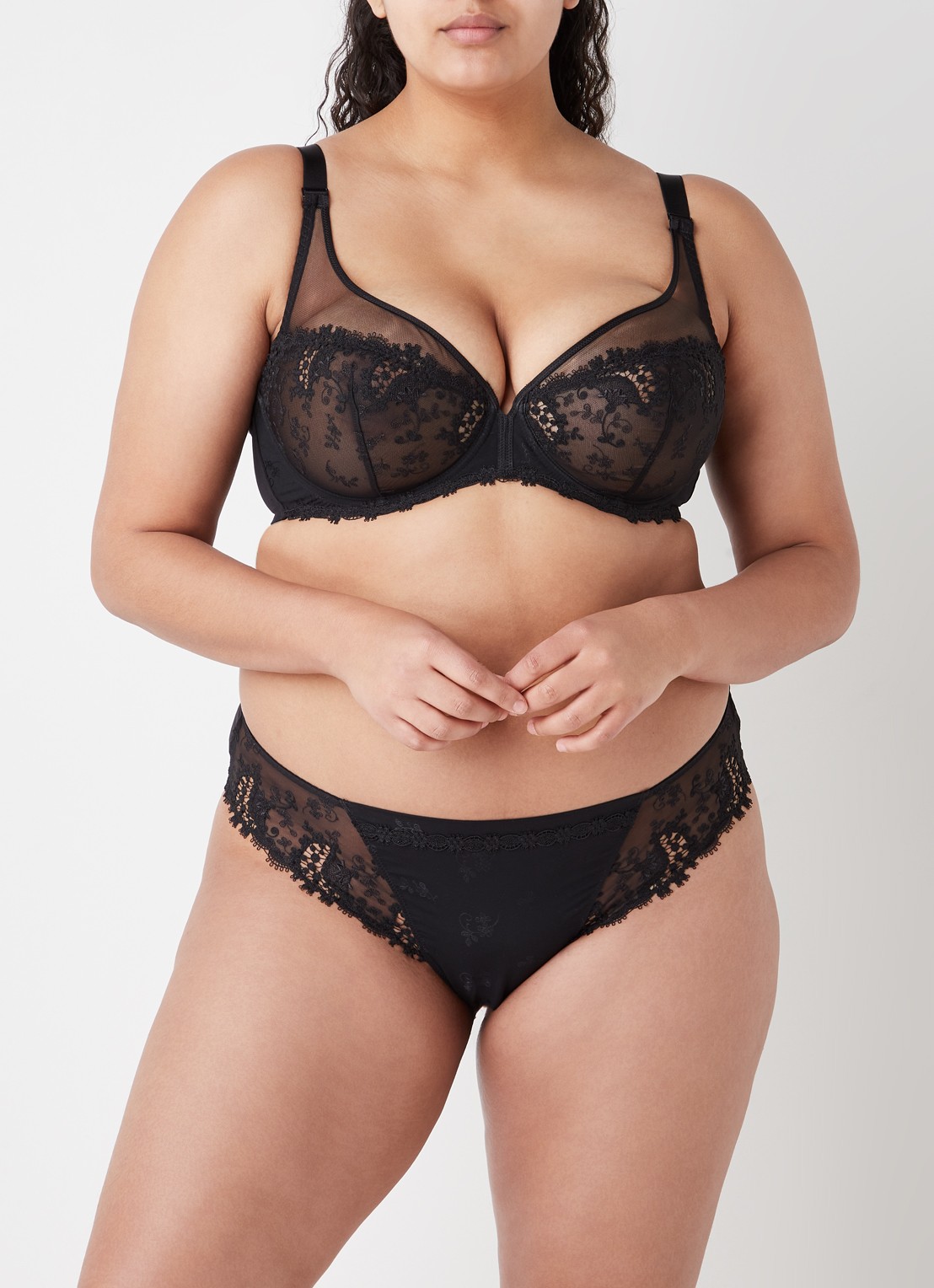 Simone Pérèle Wish slip - voorkant 4 zwart