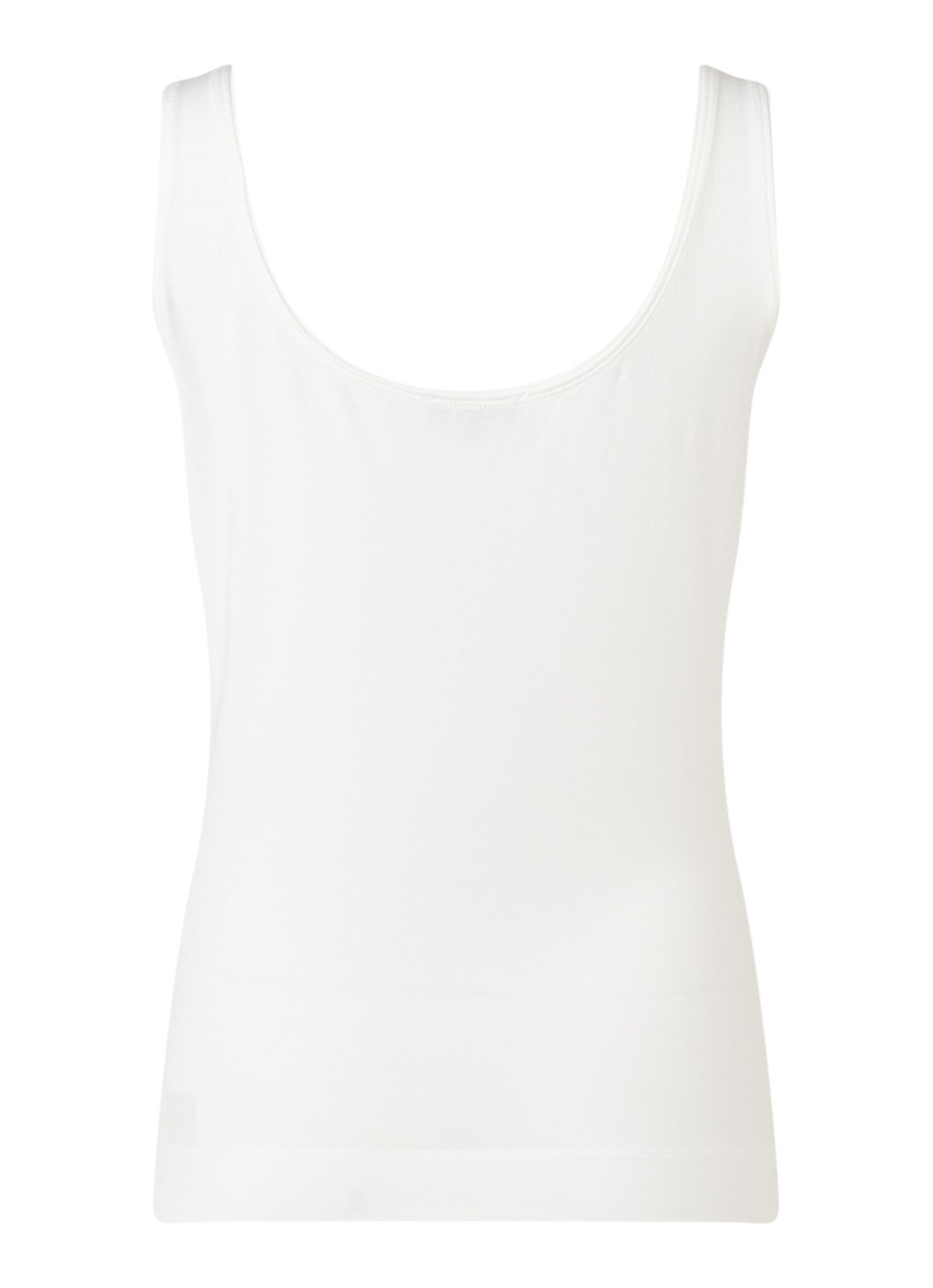Singlet in 2-pack - achterkant gebroken wit