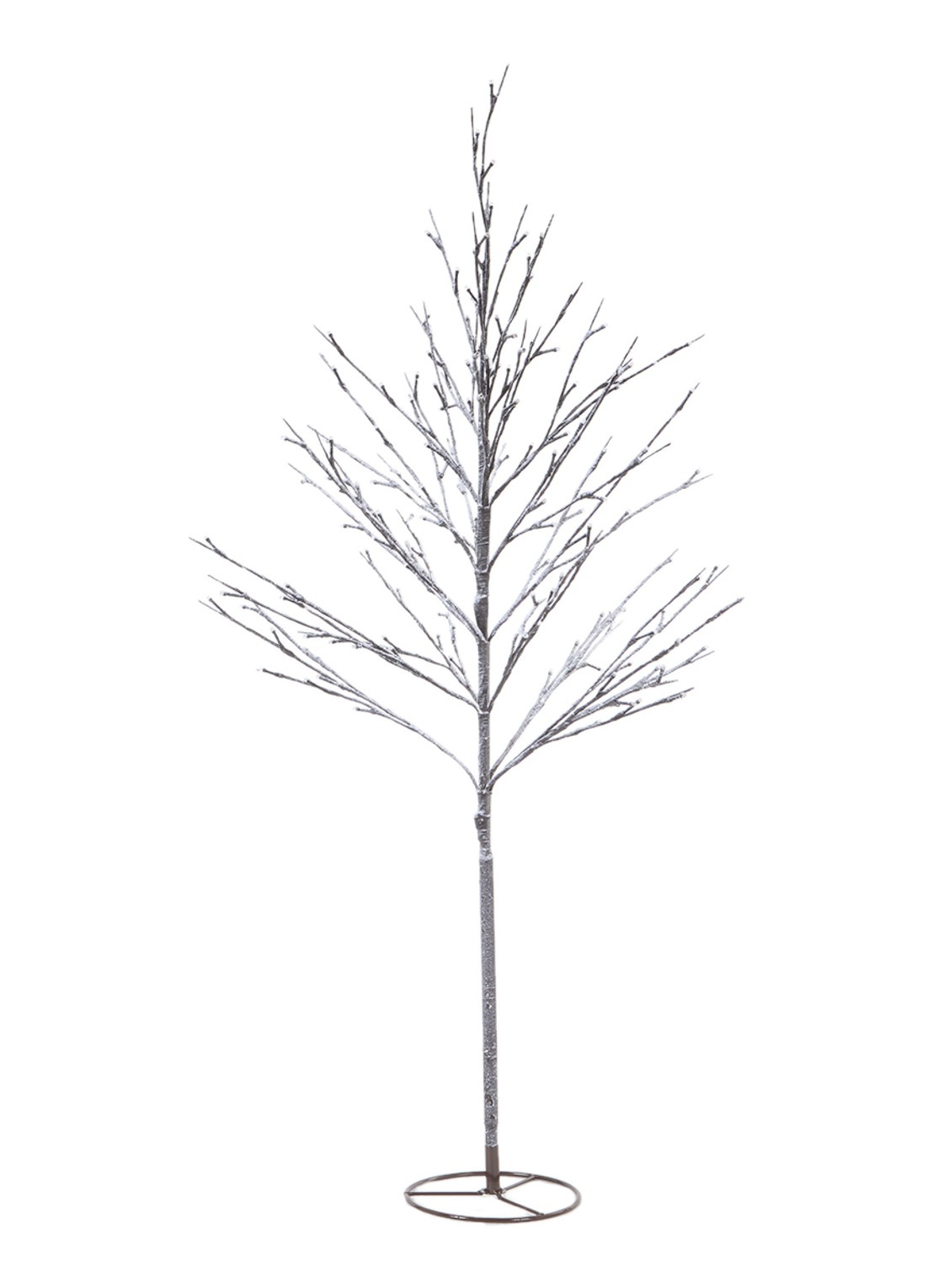 Sirius Alex Tree kunstkerstboom met LED verlichting 120 cm - voorkant bruin