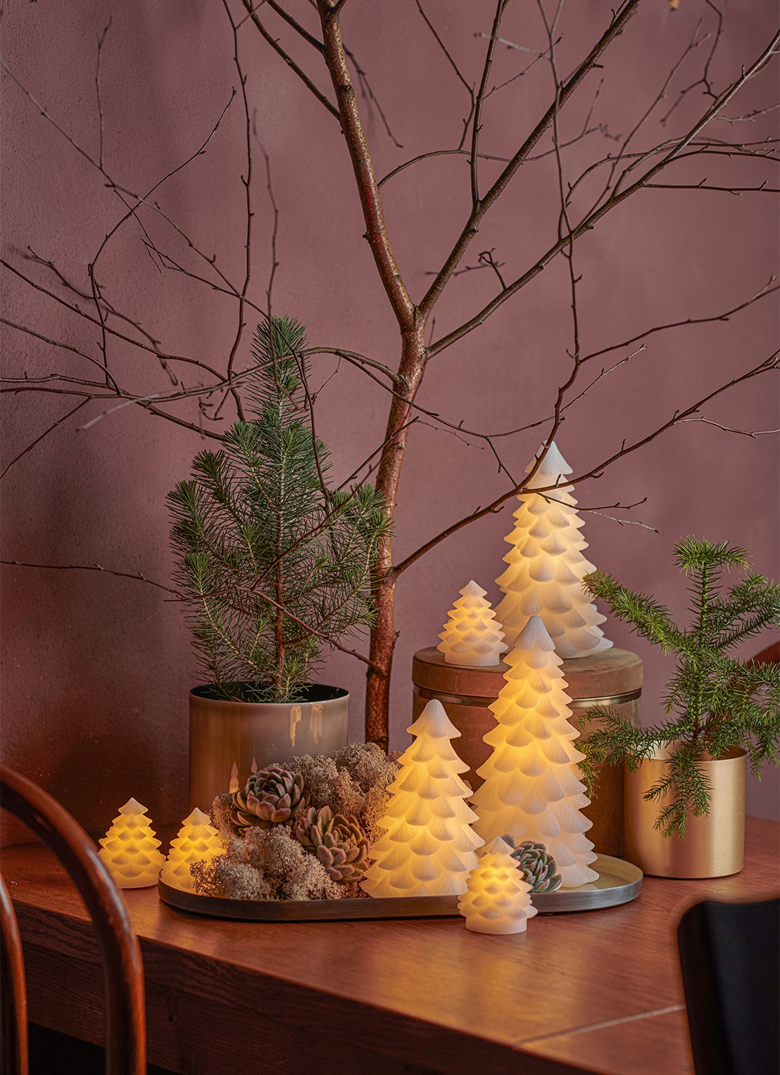 Sirius Carla Tree lichtfiguur 19 cm - detail 2 gebroken wit