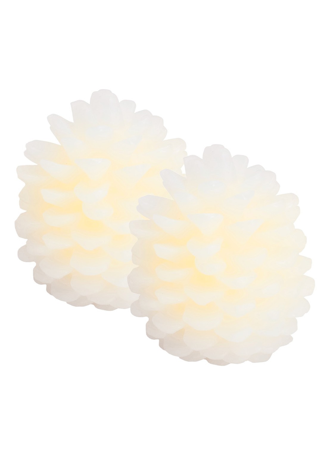 Sirius Clara mini lichtobject 7,5 cm set van 2 - voorkant wit