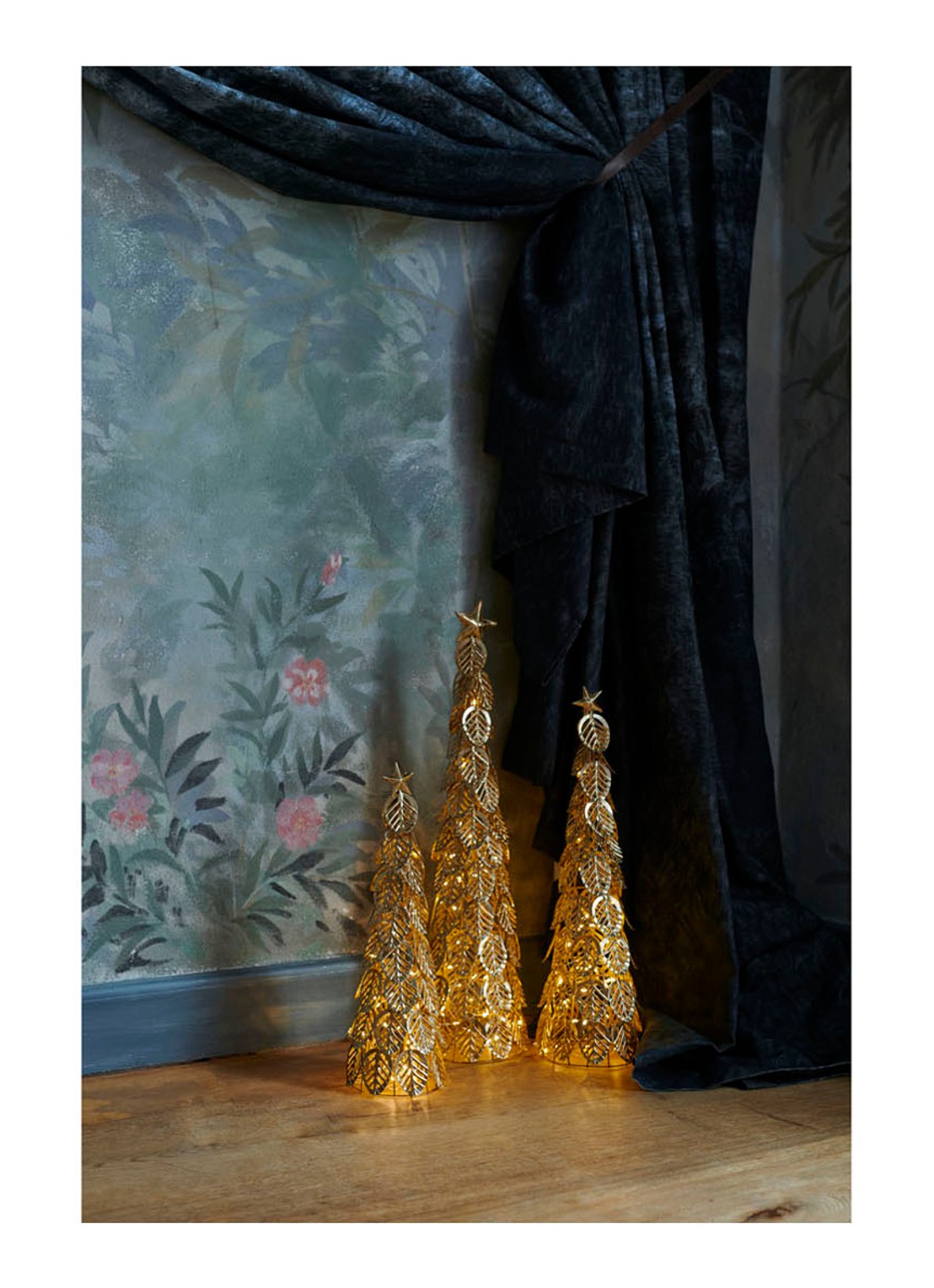 Sirius Kirstine tree 20 lampjes 53,5 cm goud - detail 3 goud