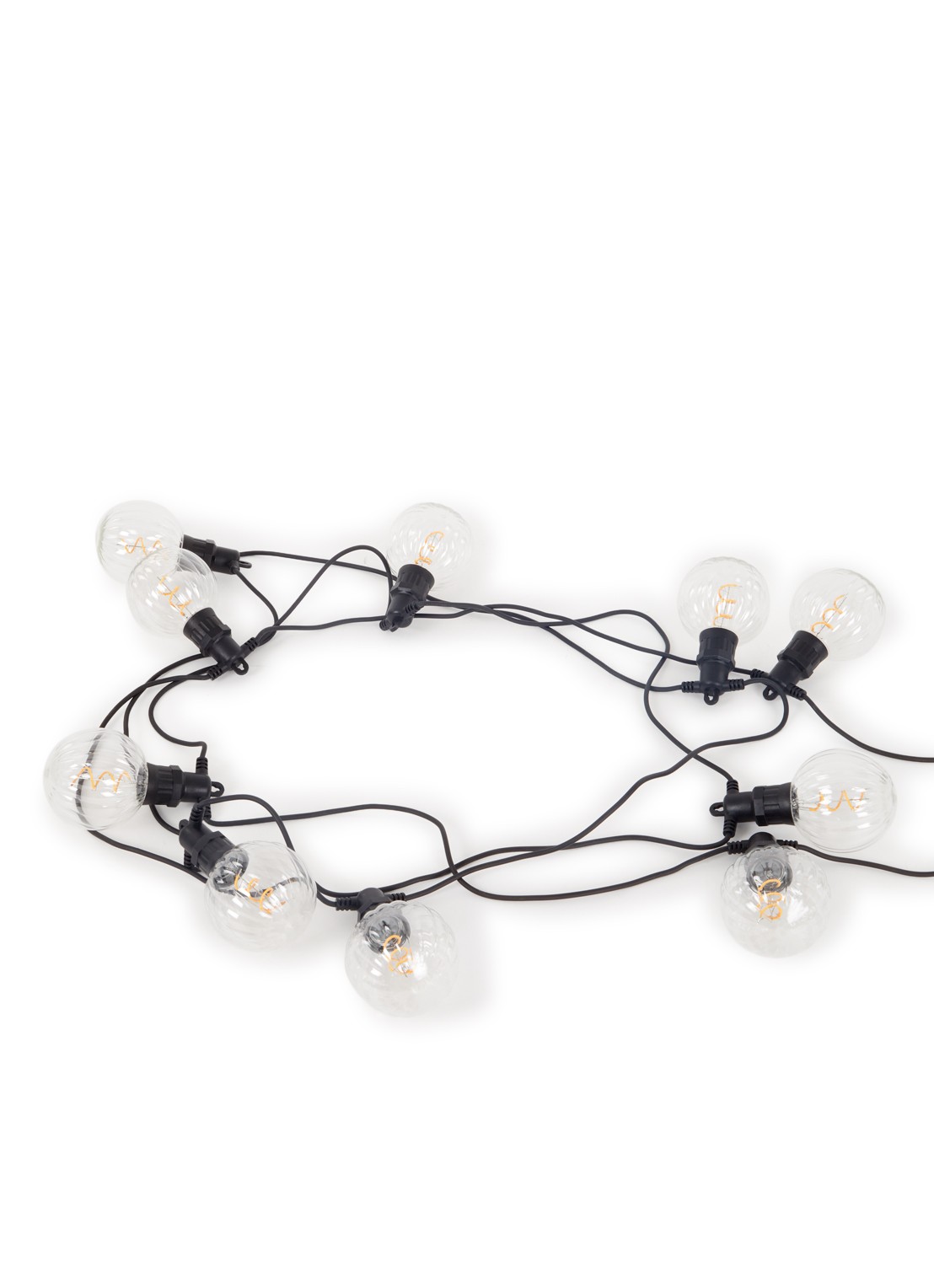 Sirius Luke outdoor lichtsnoer startset 10 meter - voorkant zwart