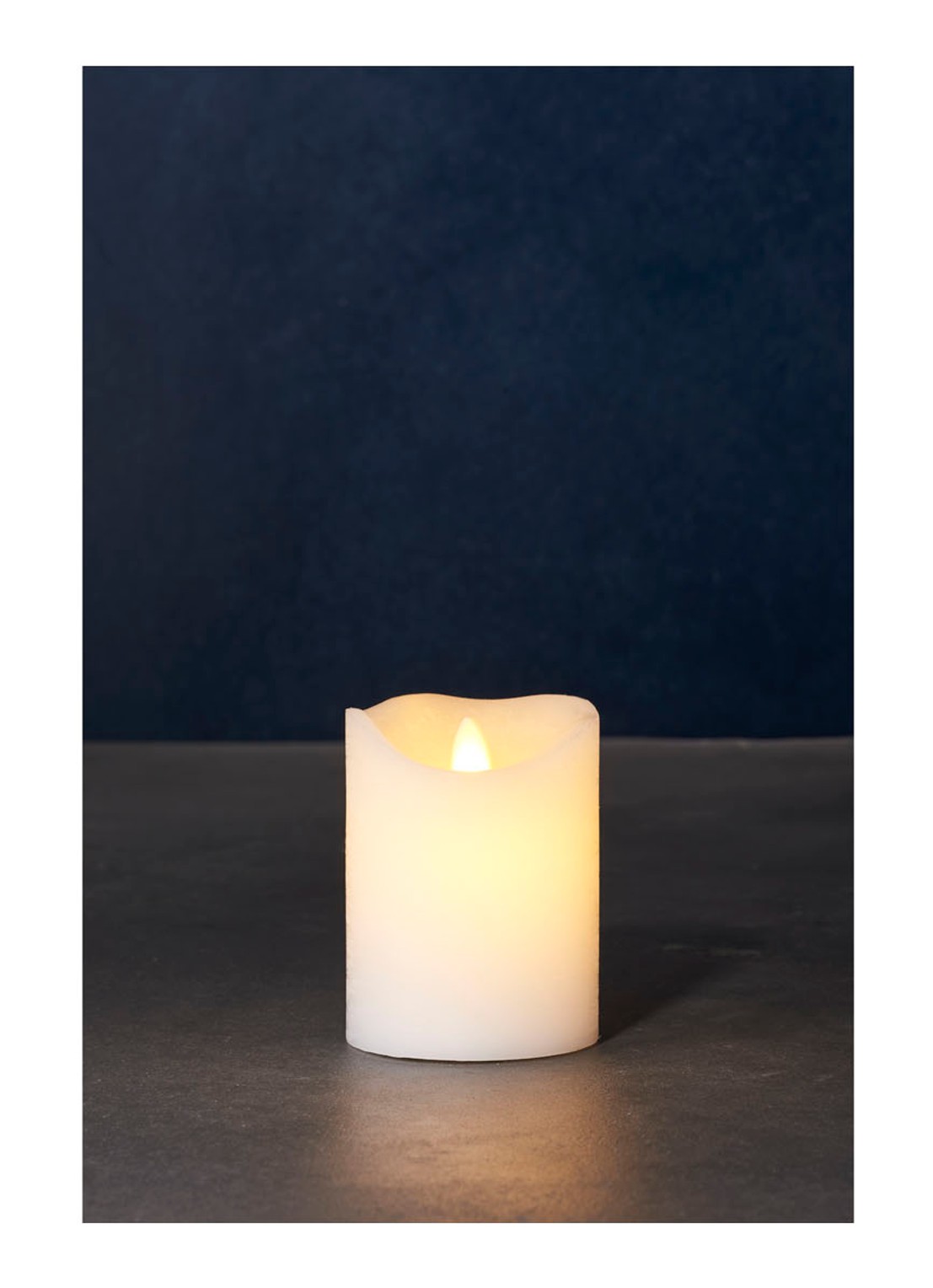 Sirius Sara Exclusive LED-kaars 10 cm - voorkant 2 wit