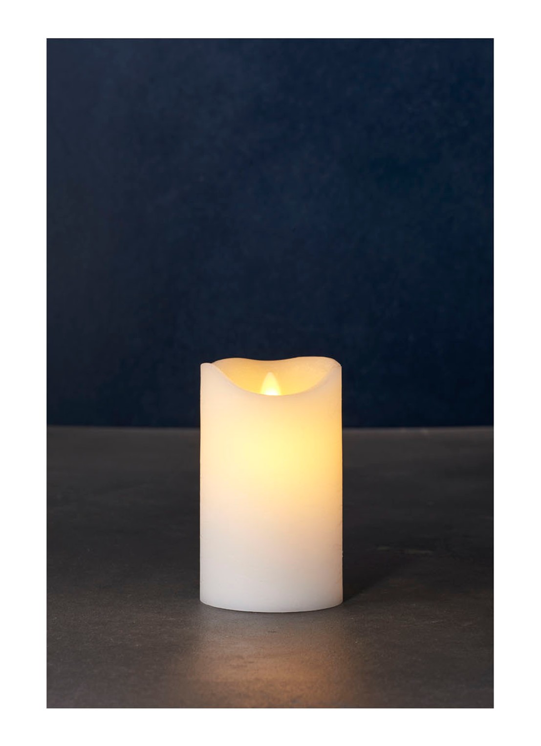 Sirius Sara Exclusive LED-kaars 12,5 cm - voorkant 3 wit