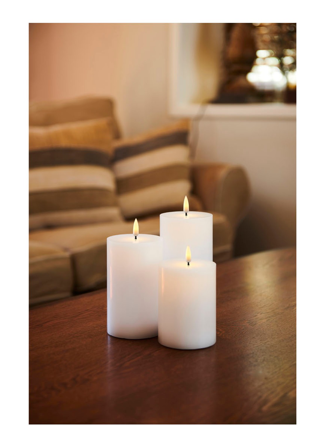 Sirius Sille Exclusive LED-kaars set van 3 - detail 3 wit